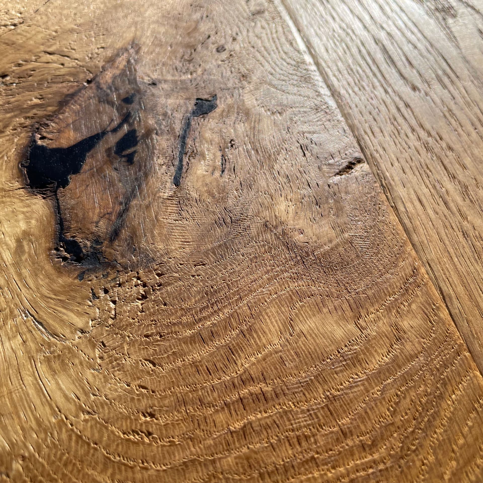 Maxilistone parquet "I MANUFATTI" quercia NATURALE Olio/Cera 12x158x600/1830 piallata e bisellata a mano - 14