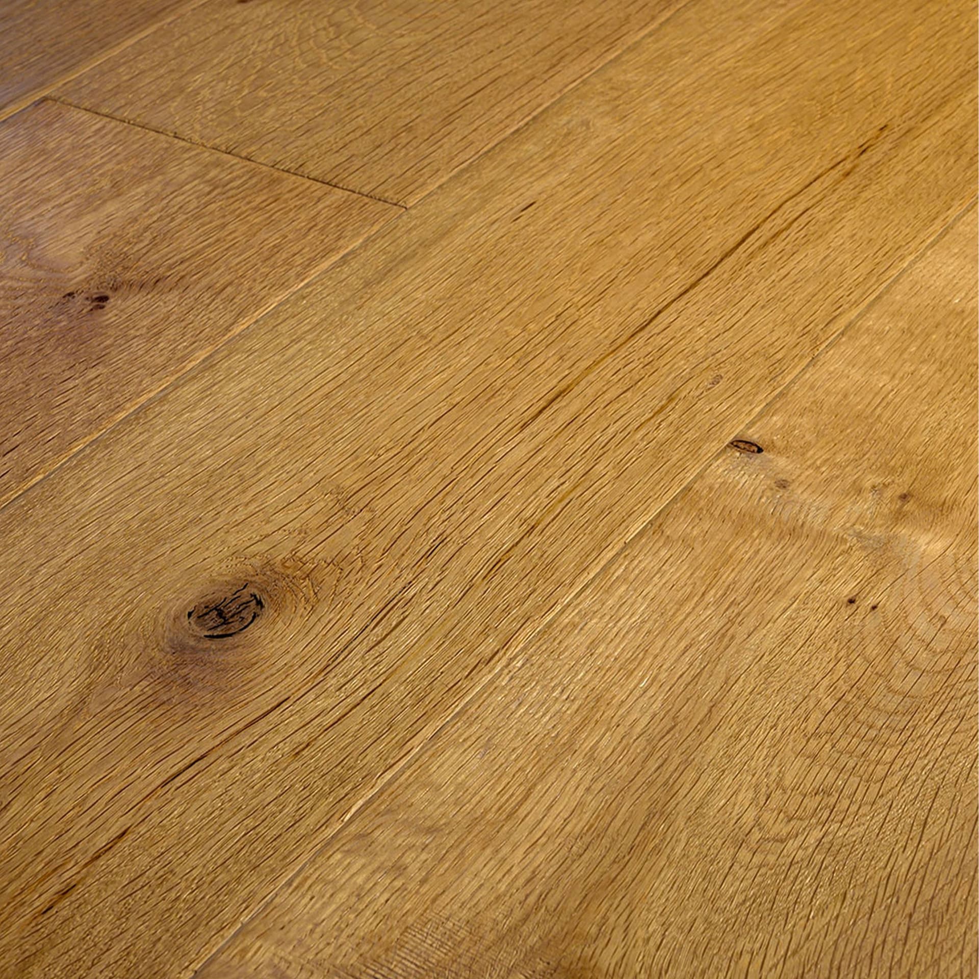 Maxilistone parquet "I MANUFATTI" quercia NATURALE Olio/Cera 12x158x600/1830 piallata e bisellata a mano - 16