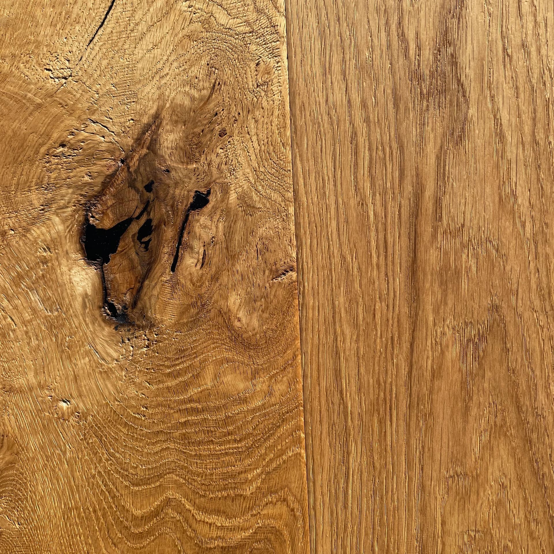 Maxilistone parquet "I MANUFATTI" quercia NATURALE Olio/Cera 12x158x600/1830 piallata e bisellata a mano - 3