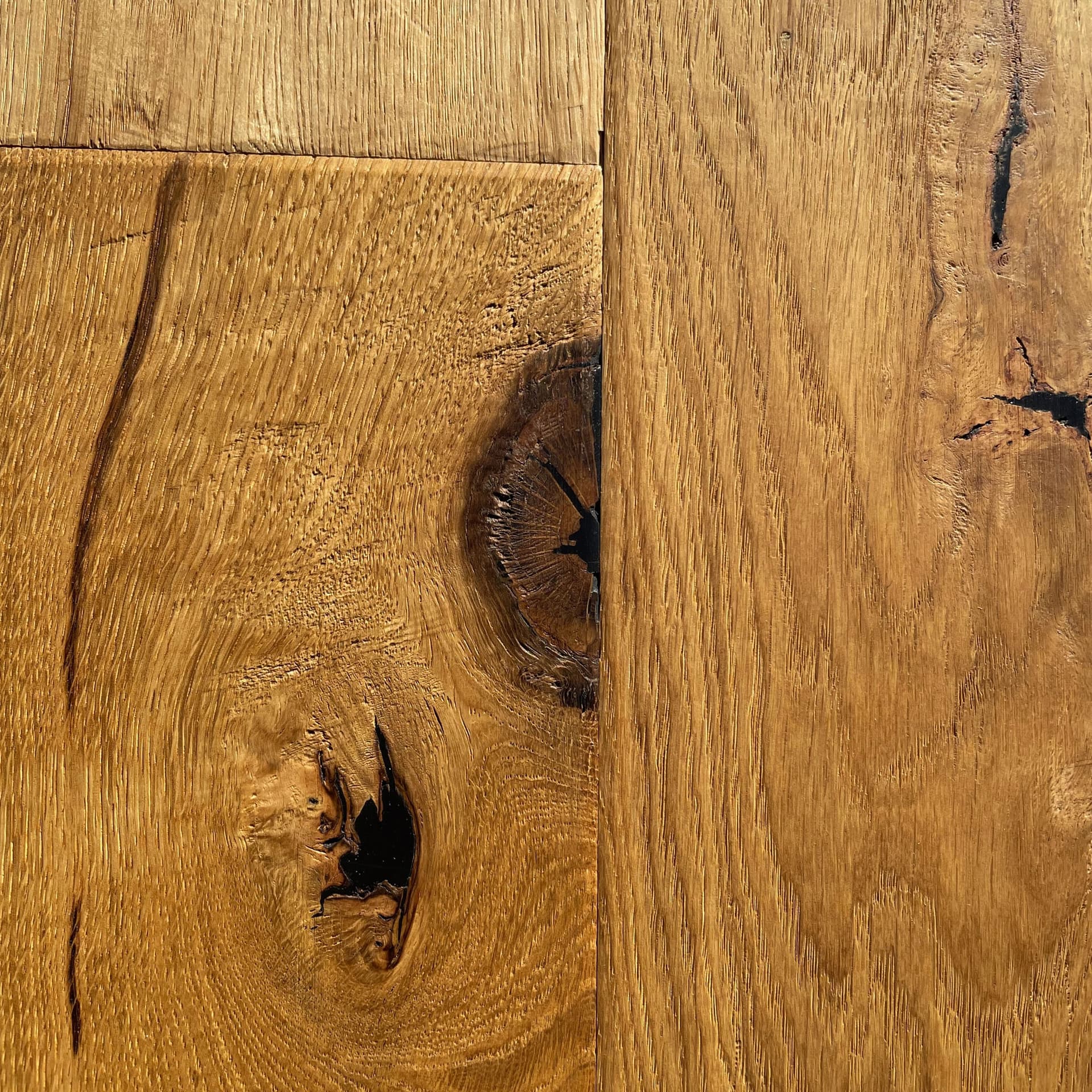 Maxilistone parquet "I MANUFATTI" quercia NATURALE Olio/Cera 12x158x600/1830 piallata e bisellata a mano - 5