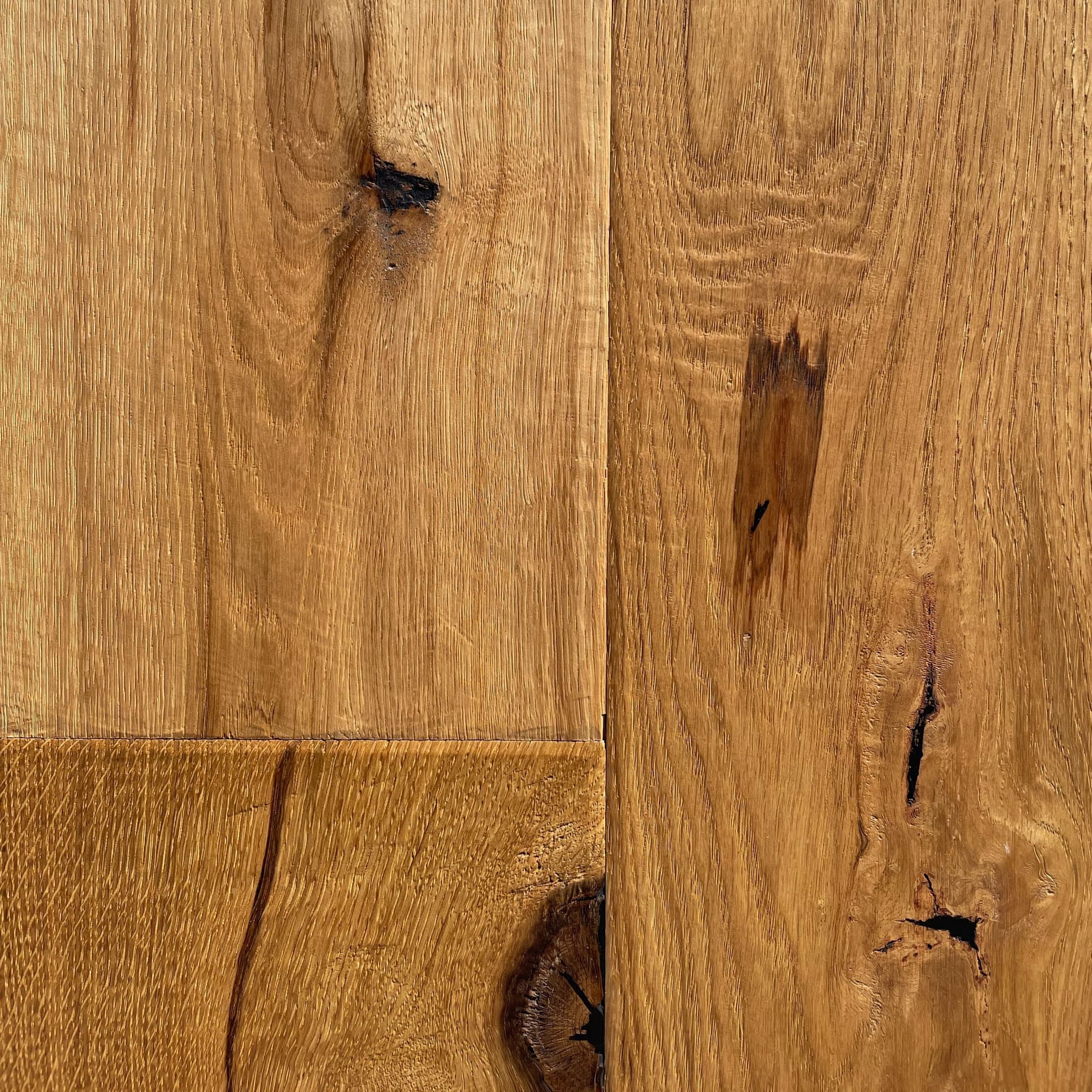 Maxilistone parquet "I MANUFATTI" quercia NATURALE Olio/Cera 12x158x600/1830 piallata e bisellata a mano - 8