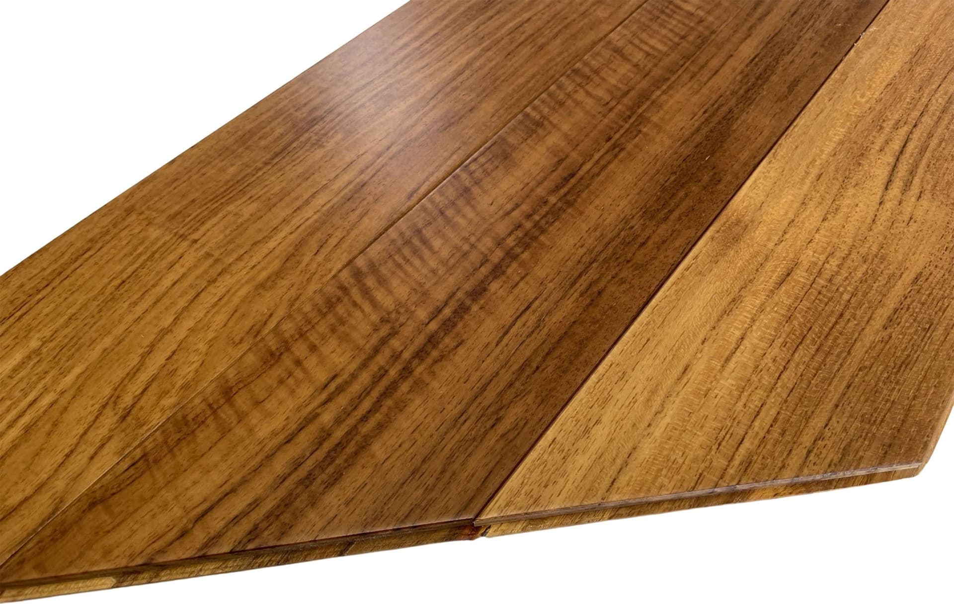 Parquet prefinito massiccio Teak Asia prima scelta Spina Francese (Chevron) vernice eco Satinata 10x95x515 - 7