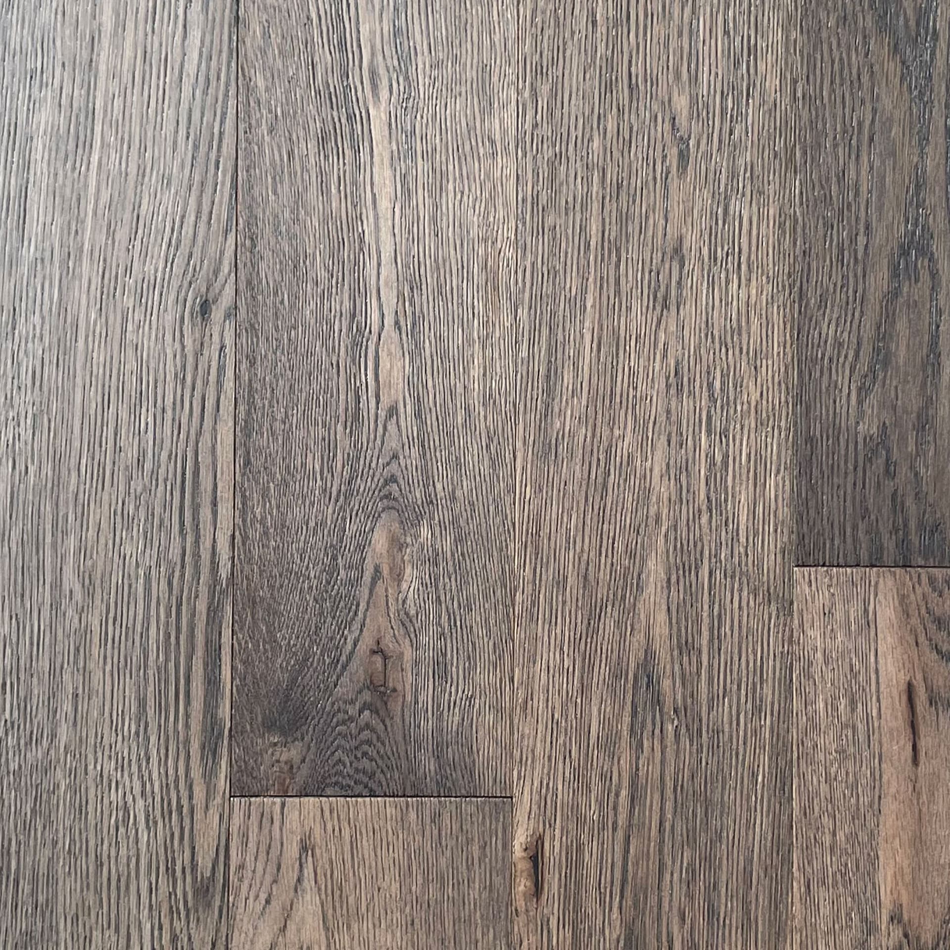 Pavimento in legno di rovere prefinito verniciato spazz. 10x125x900 linea PLANET mod. ROUGH SEA - 7