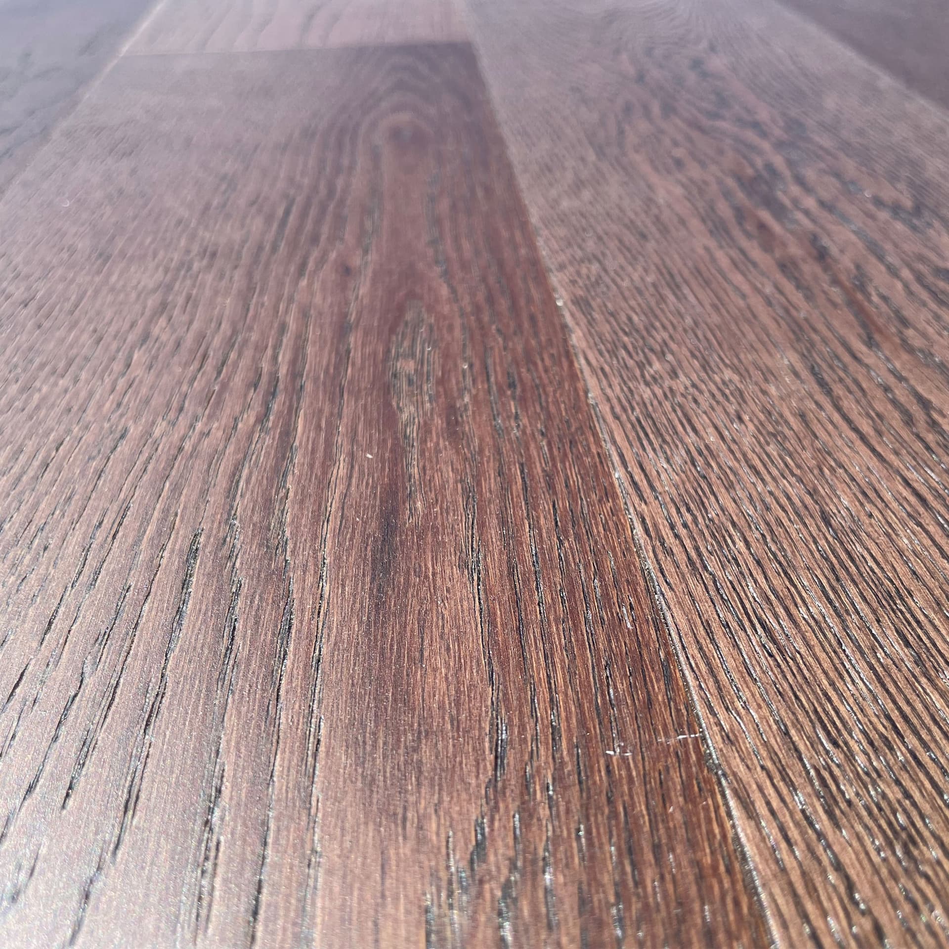 Pavimento in legno di rovere prefinito verniciato spazz. 10x125x900 linea PLANET mod. CAVES - 4