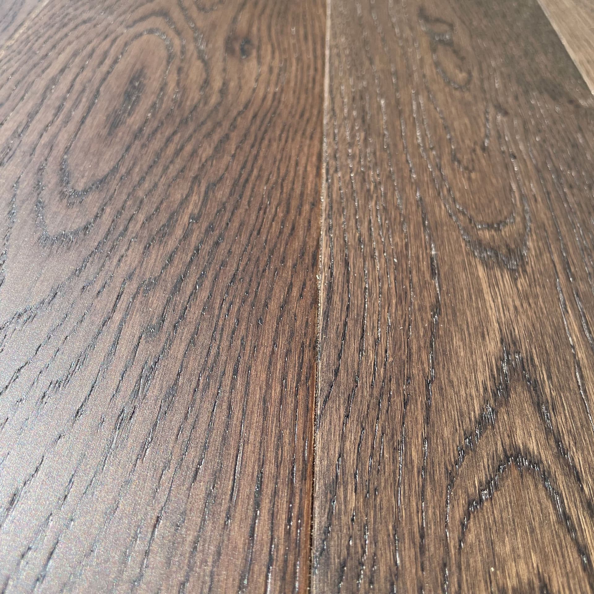 Pavimento in legno di rovere prefinito verniciato spazz. 10x125x900 linea PLANET mod. DARK FOREST - 2