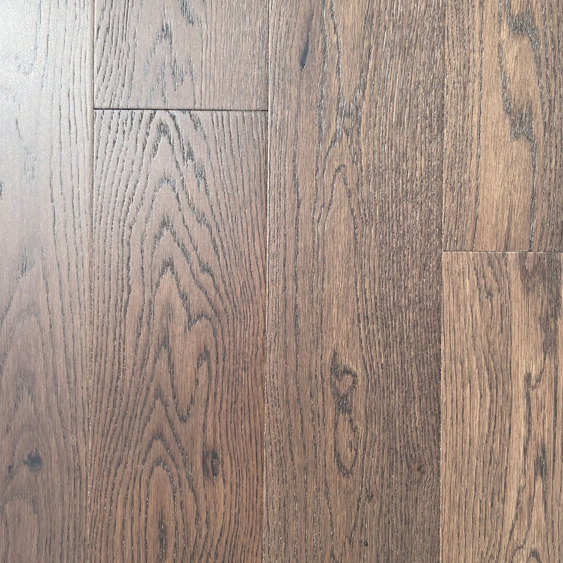 Pavimento in legno di rovere prefinito verniciato spazz. 10x125x900 linea PLANET mod. DARK FOREST - 3