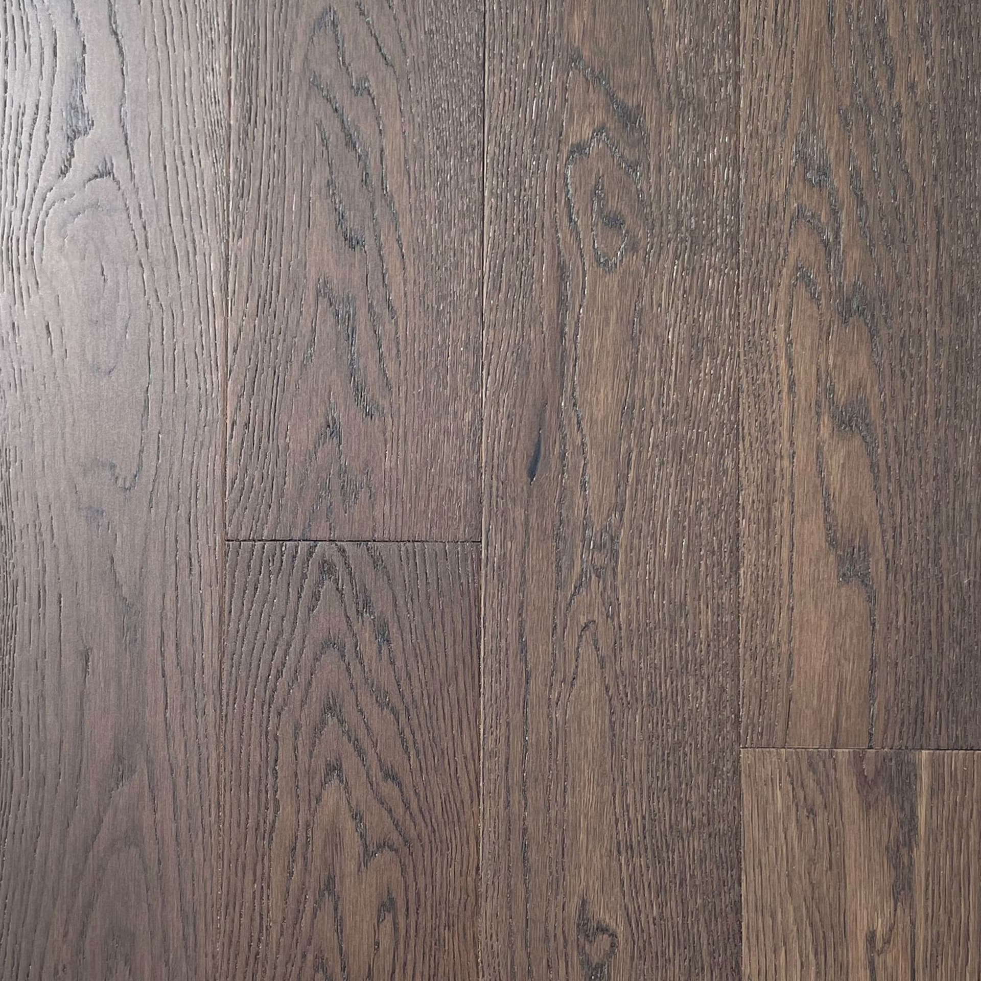 Pavimento in legno di rovere prefinito verniciato spazz. 10x125x900 linea PLANET mod. DARK FOREST - 6