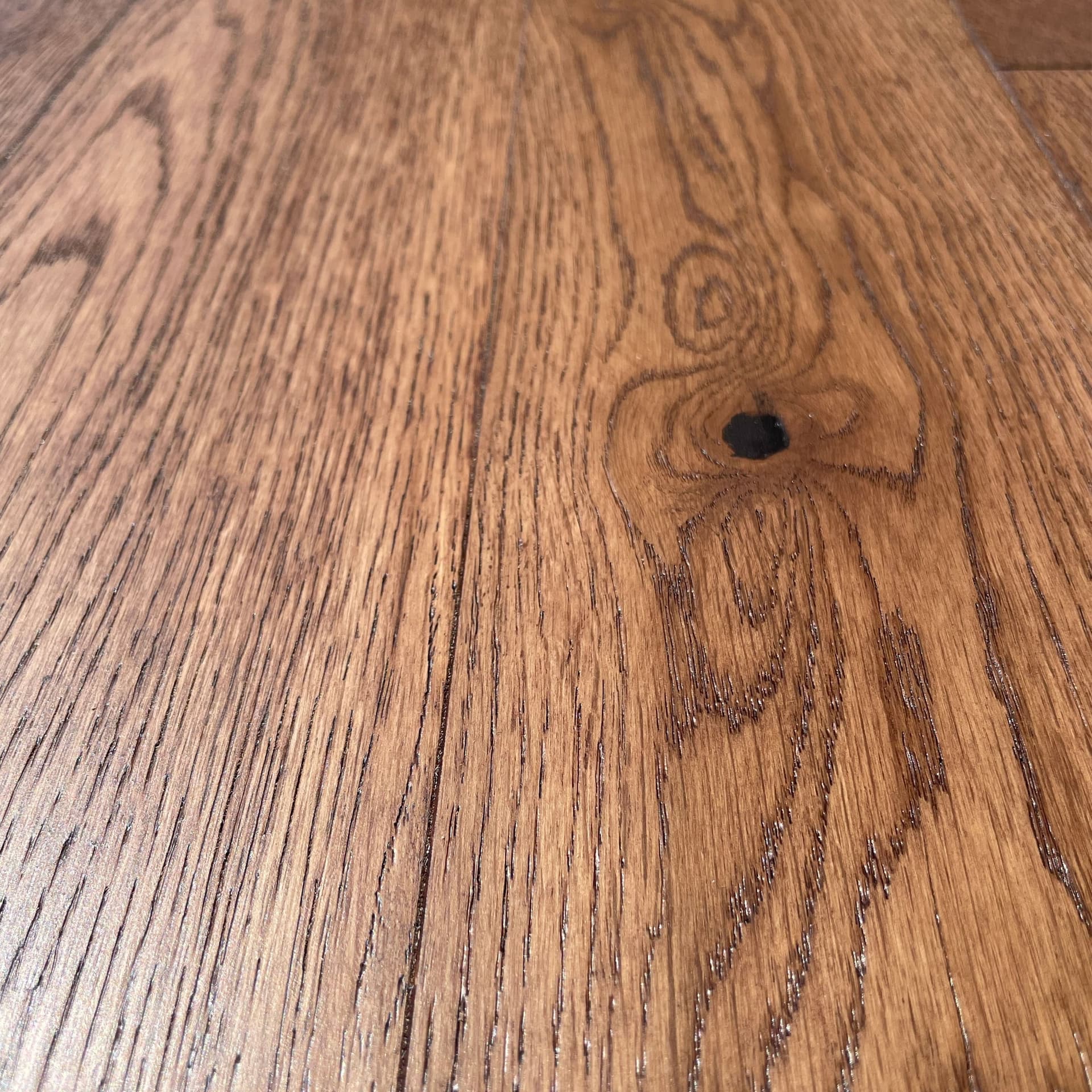 Pavimento in legno di rovere prefinito verniciato spazz. 10x125x900 linea PLANET mod. CANYON - 2
