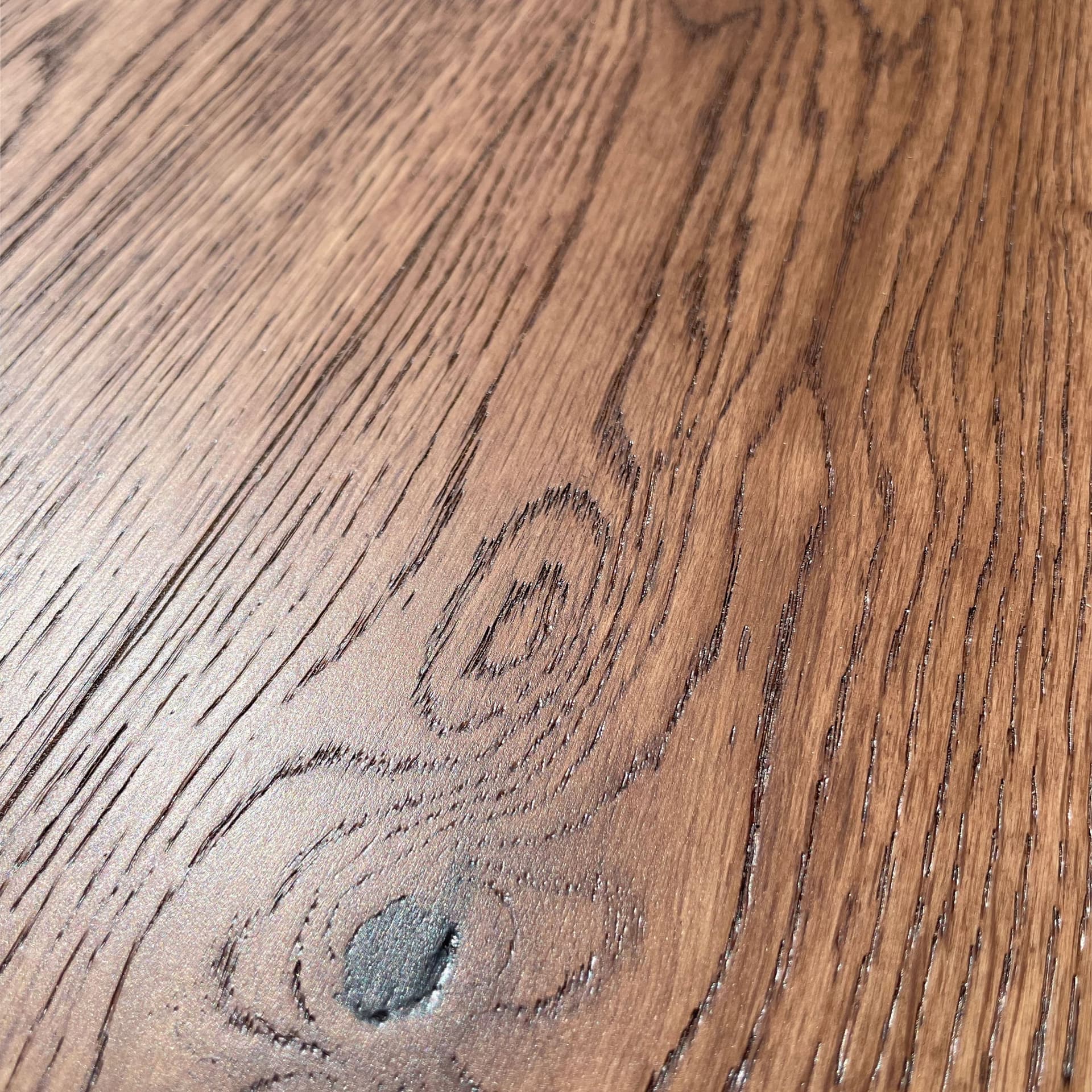 Pavimento in legno di rovere prefinito verniciato spazz. 10x125x900 linea PLANET mod. CANYON - 3