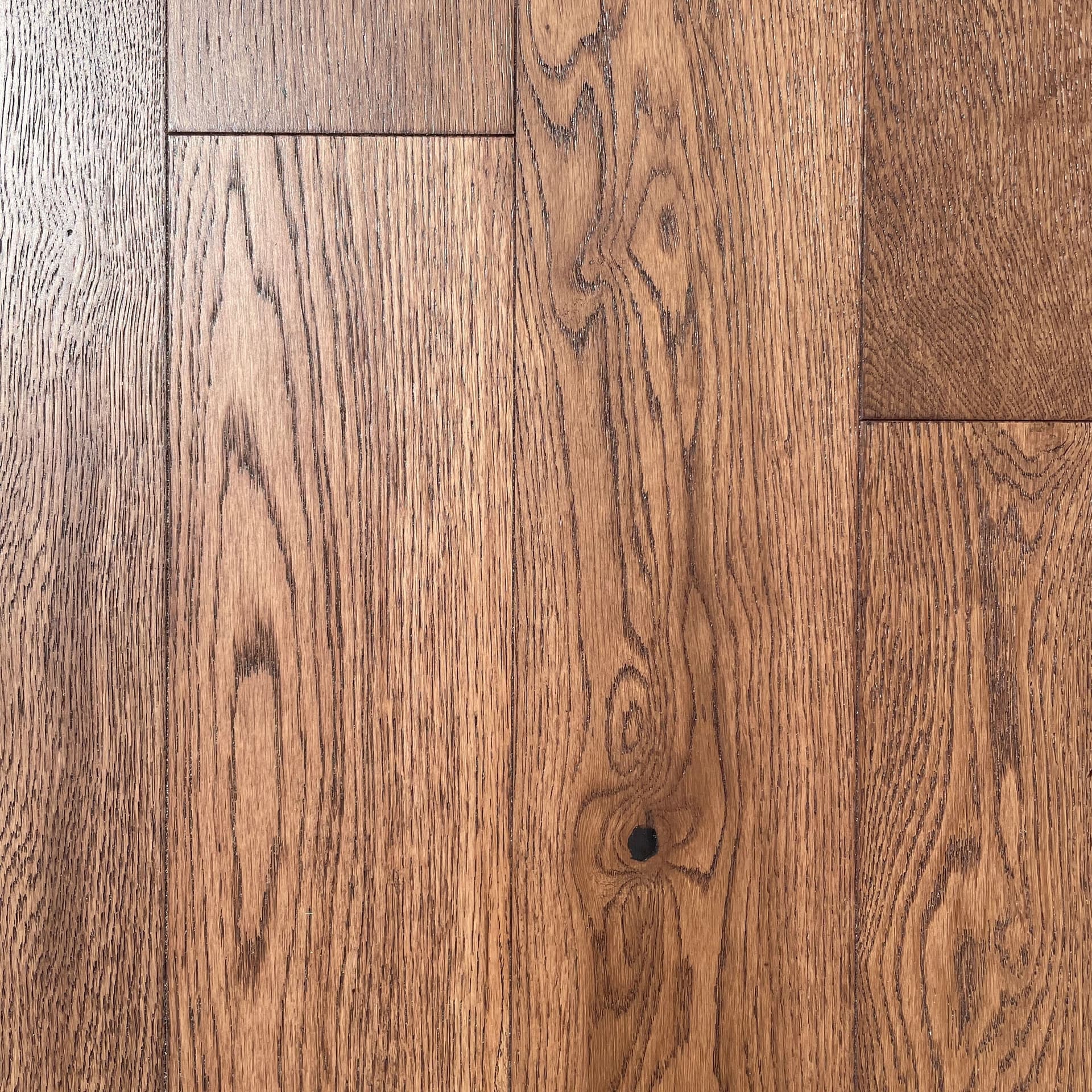 Pavimento in legno di rovere prefinito verniciato spazz. 10x125x900 linea PLANET mod. CANYON - 4