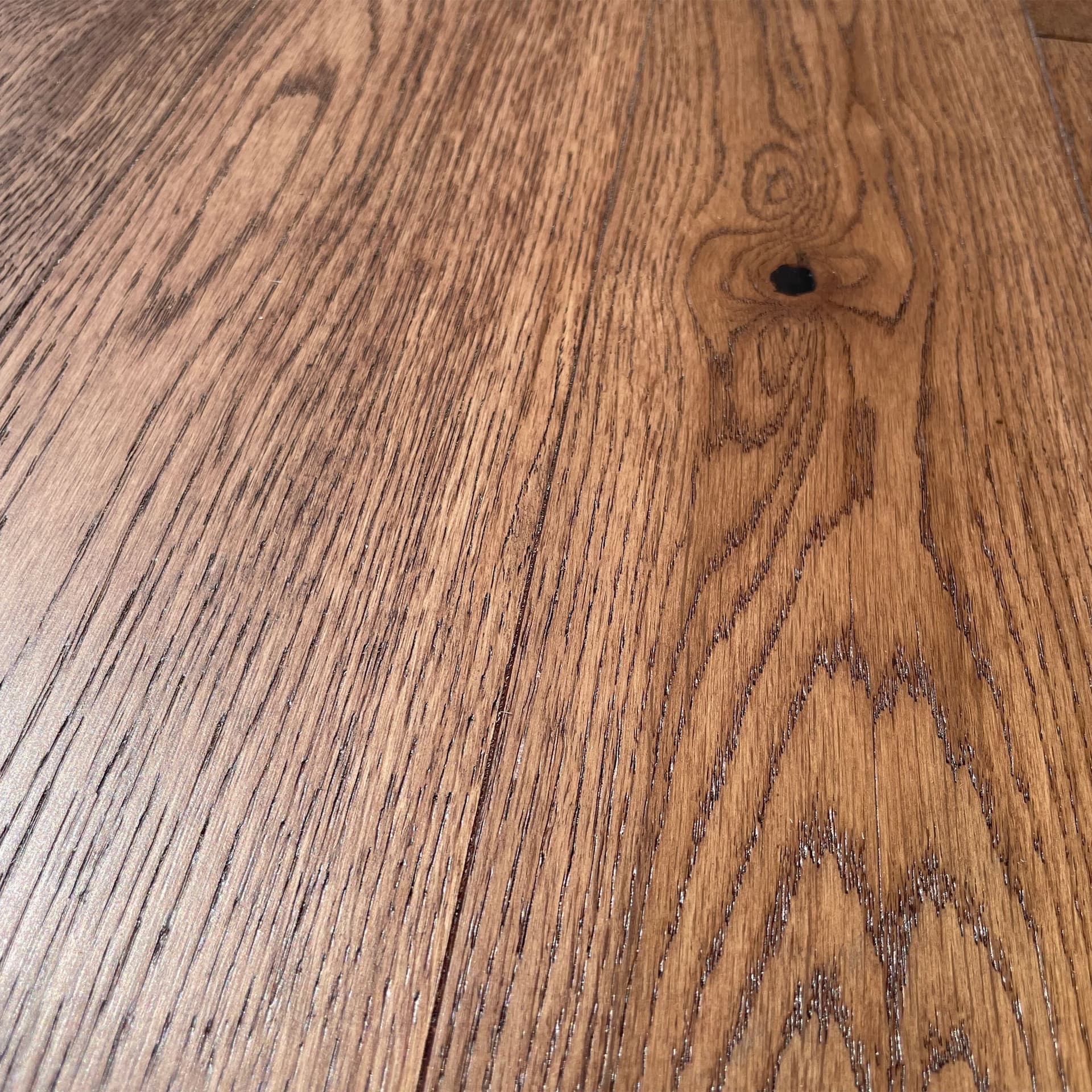 Pavimento in legno di rovere prefinito verniciato spazz. 10x125x900 linea PLANET mod. CANYON - 5
