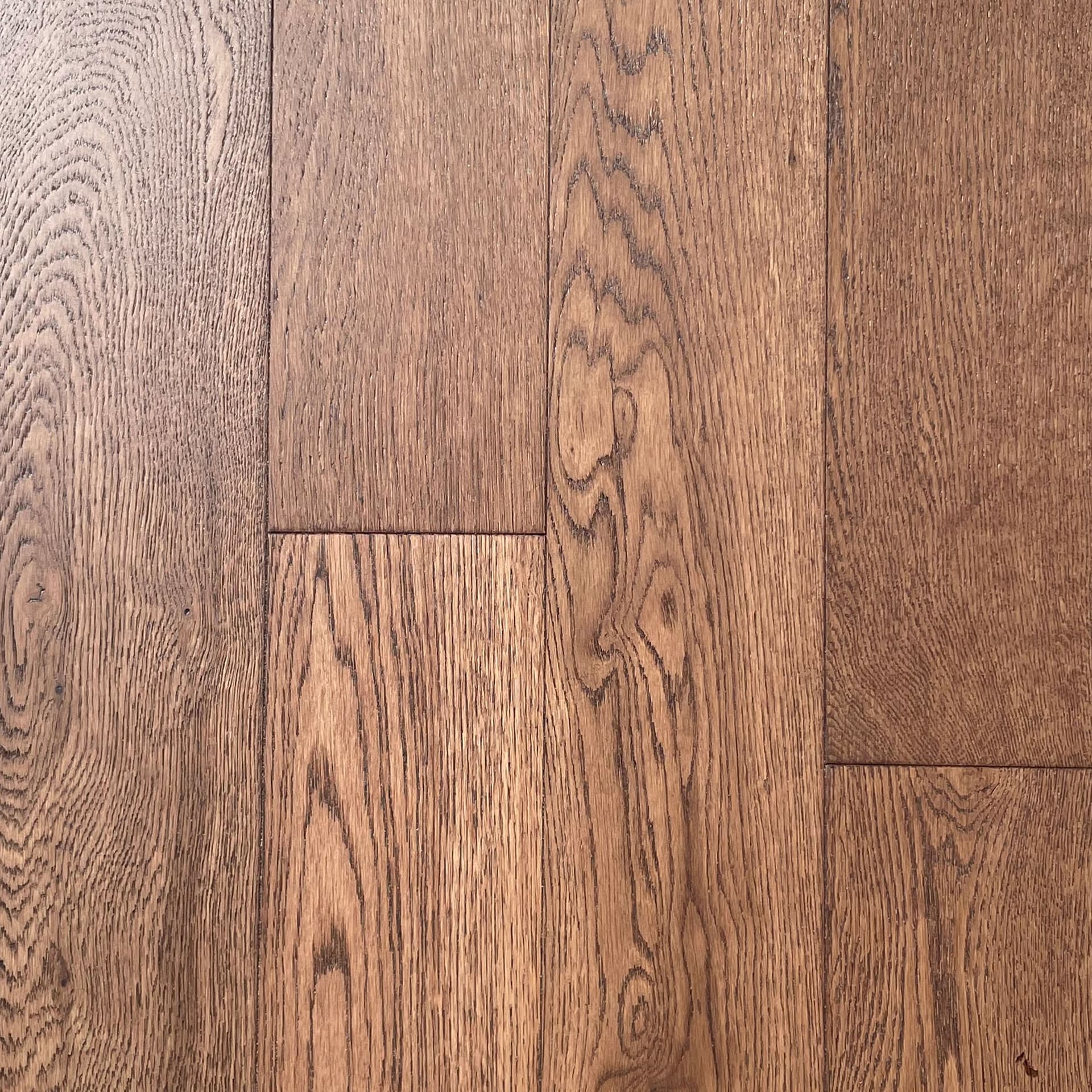 Pavimento in legno di rovere prefinito verniciato spazz. 10x125x900 linea PLANET mod. CANYON - 7
