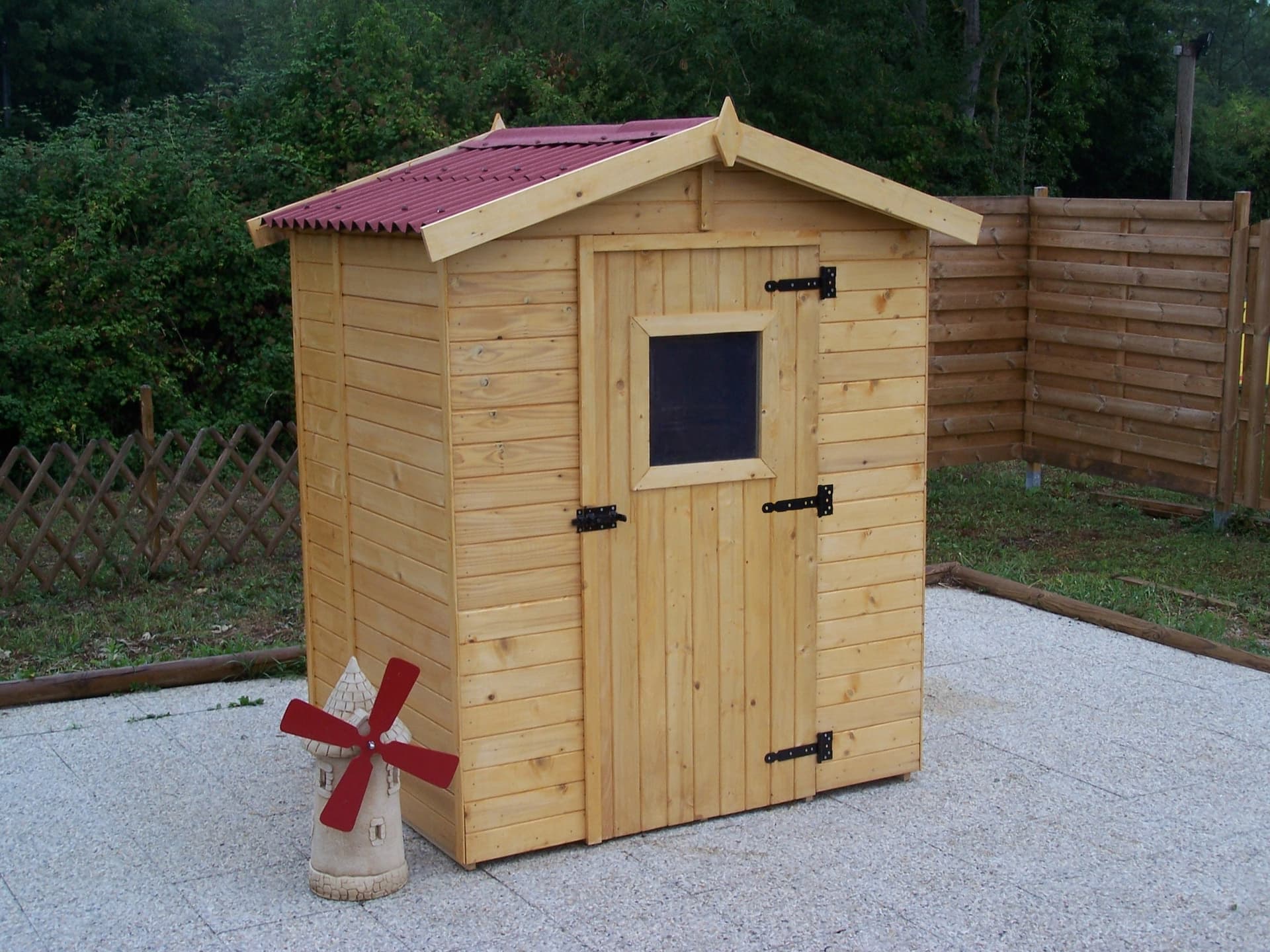 Casetta Di Legno Spessore 16mm Con Pavimento 160x120cm - 4