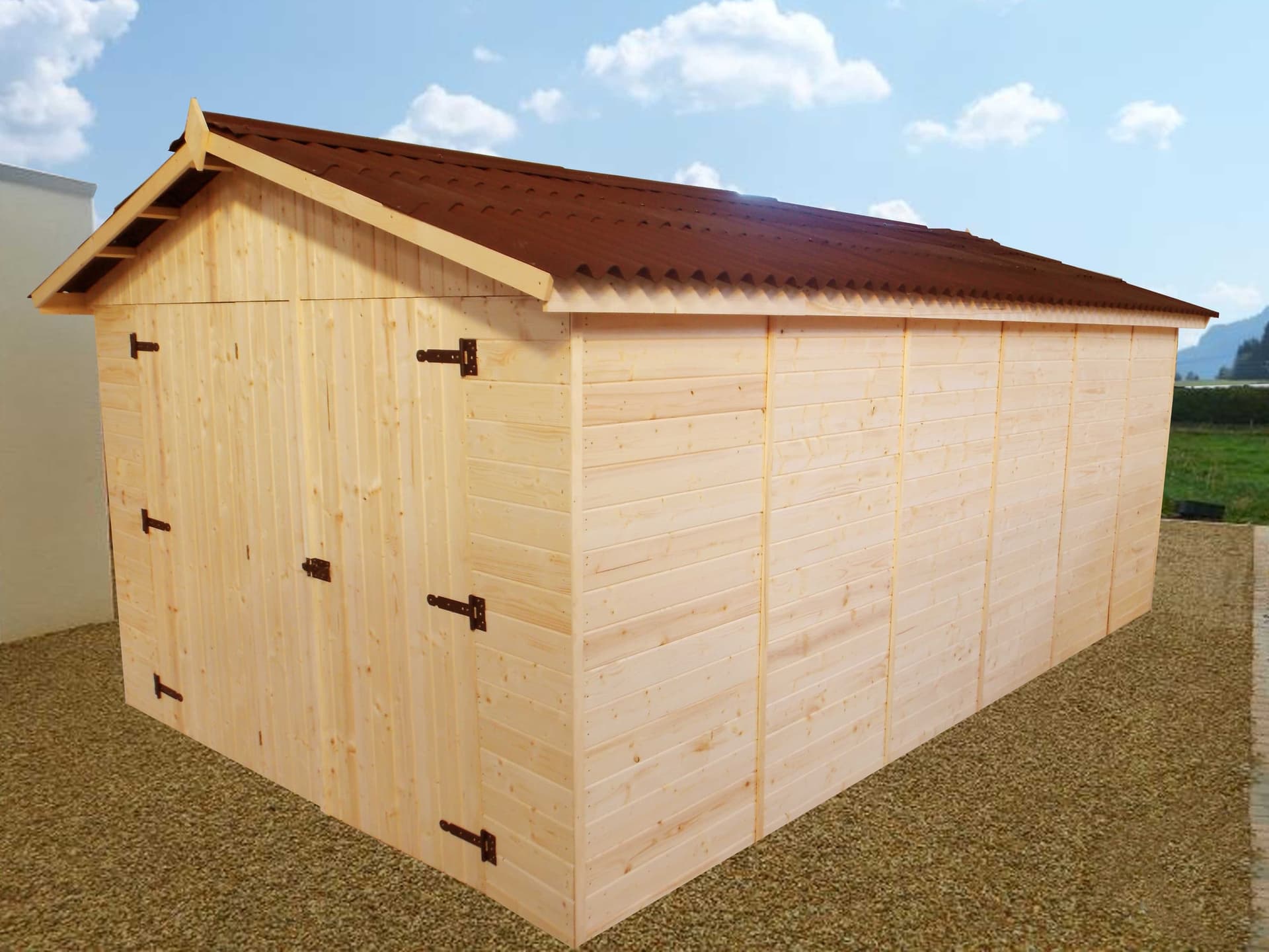 Garage A pannelli Senza Pavimento 280x40cm ED 2848 N - 4
