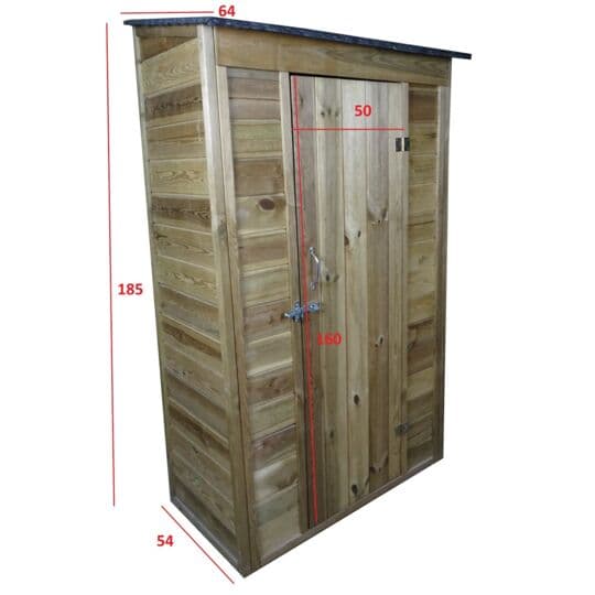 Armadio Murale A Pannelli Trattamento Autoclave 11x64x186cm ARM 1105 A - 3