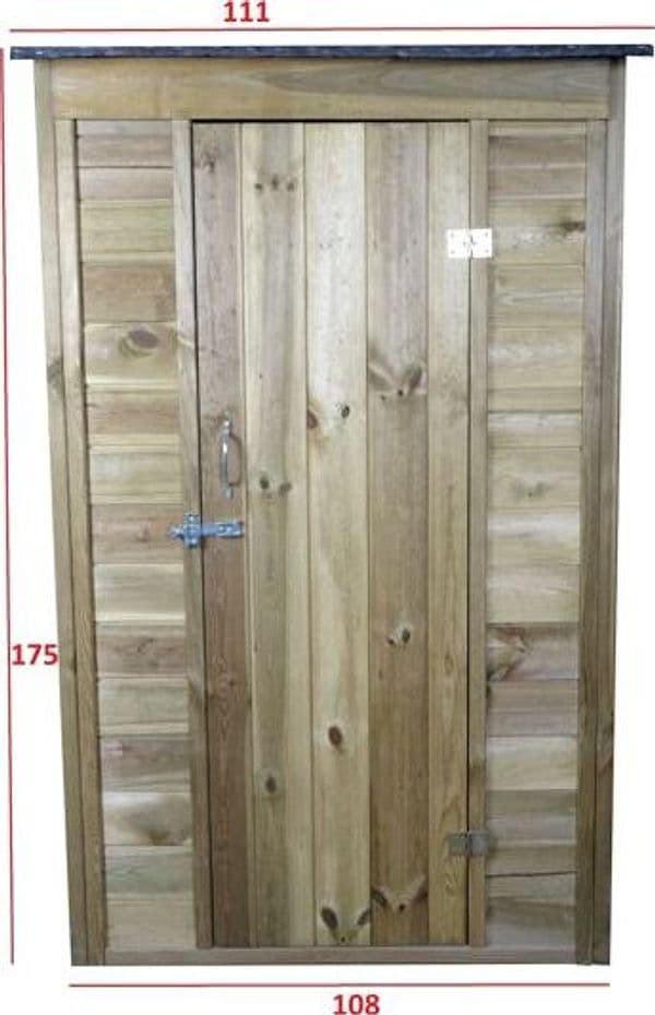 Armadio Murale A Pannelli Trattamento Autoclave 11x64x186cm ARM 1105 A - 4
