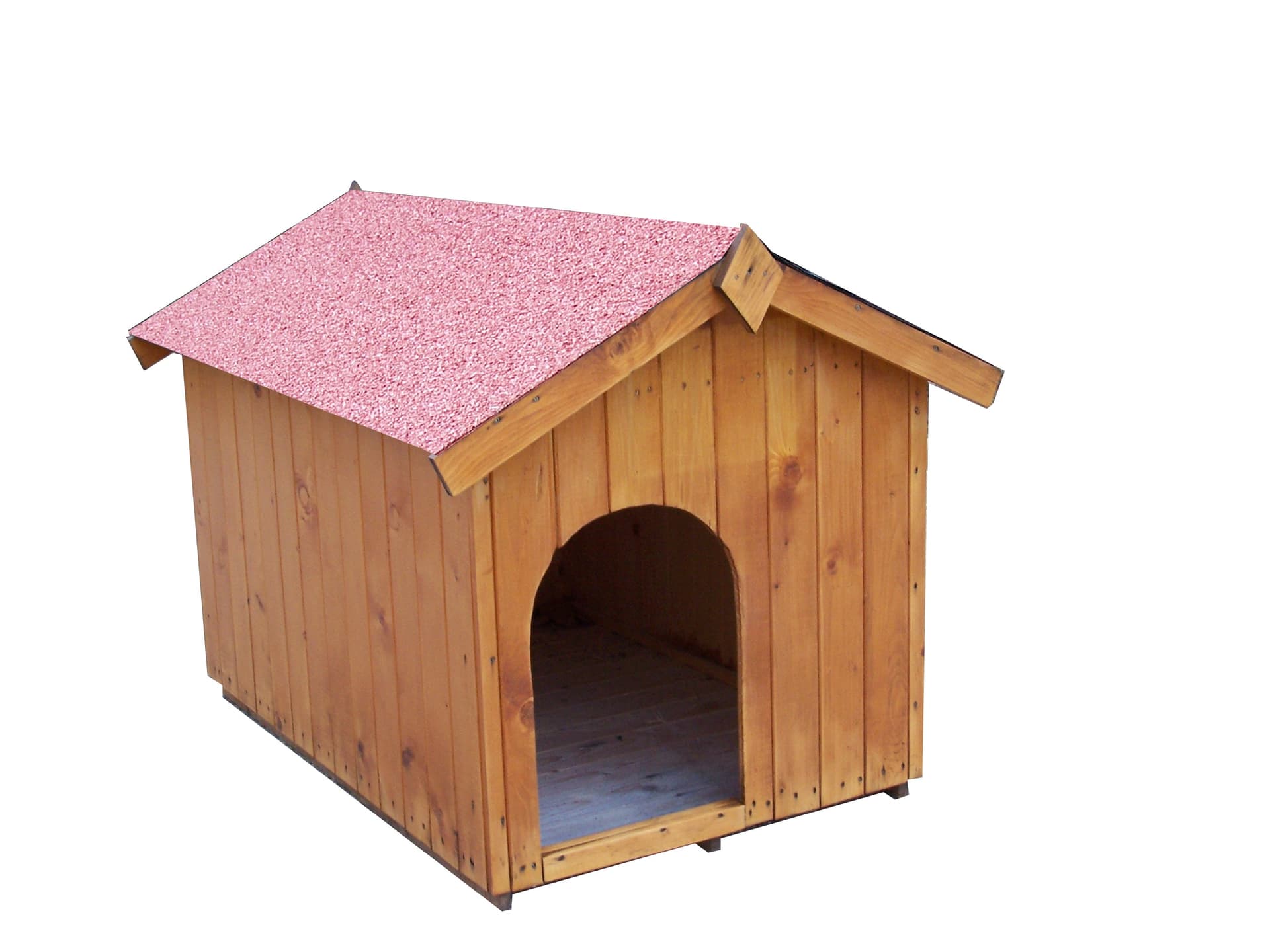 Cuccia per cani taglia piccola,  in legno,  con pavimento, 0,59m2 - 3