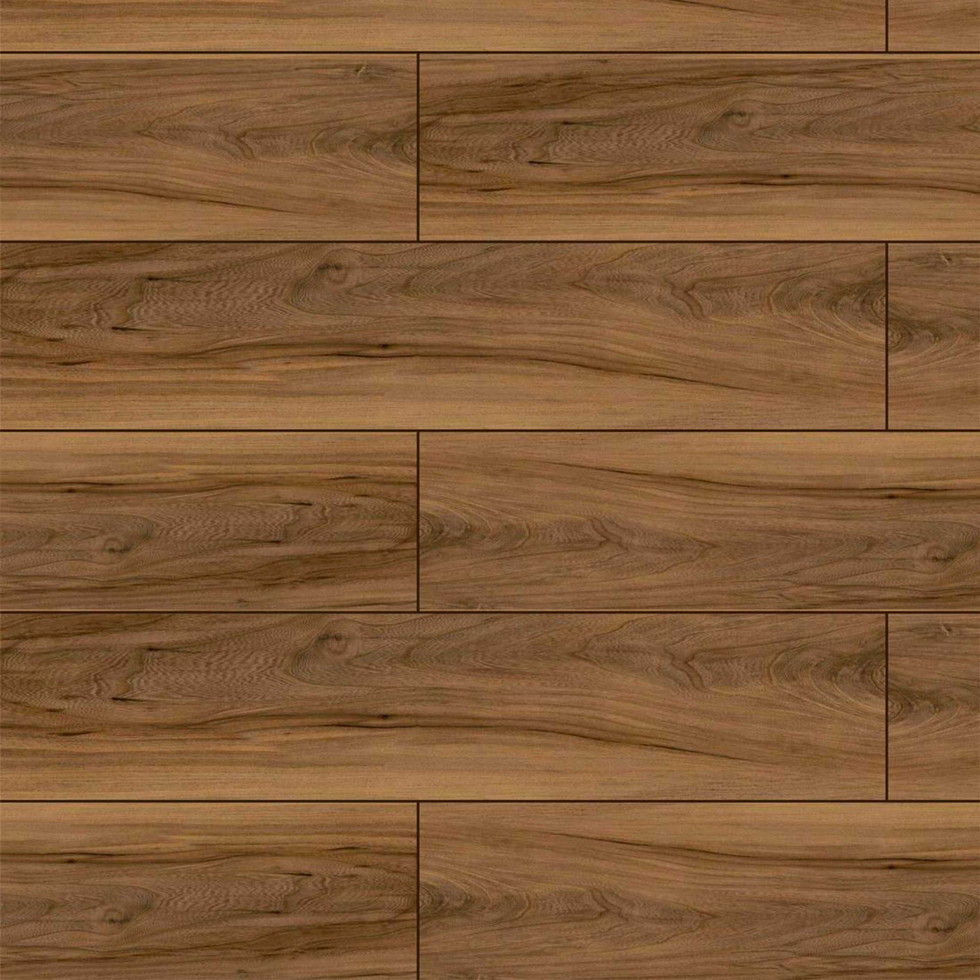 Pavimento in laminato 8mm Click Spazzolato bisellato NOCE AMERICANO 197x1205 - 2