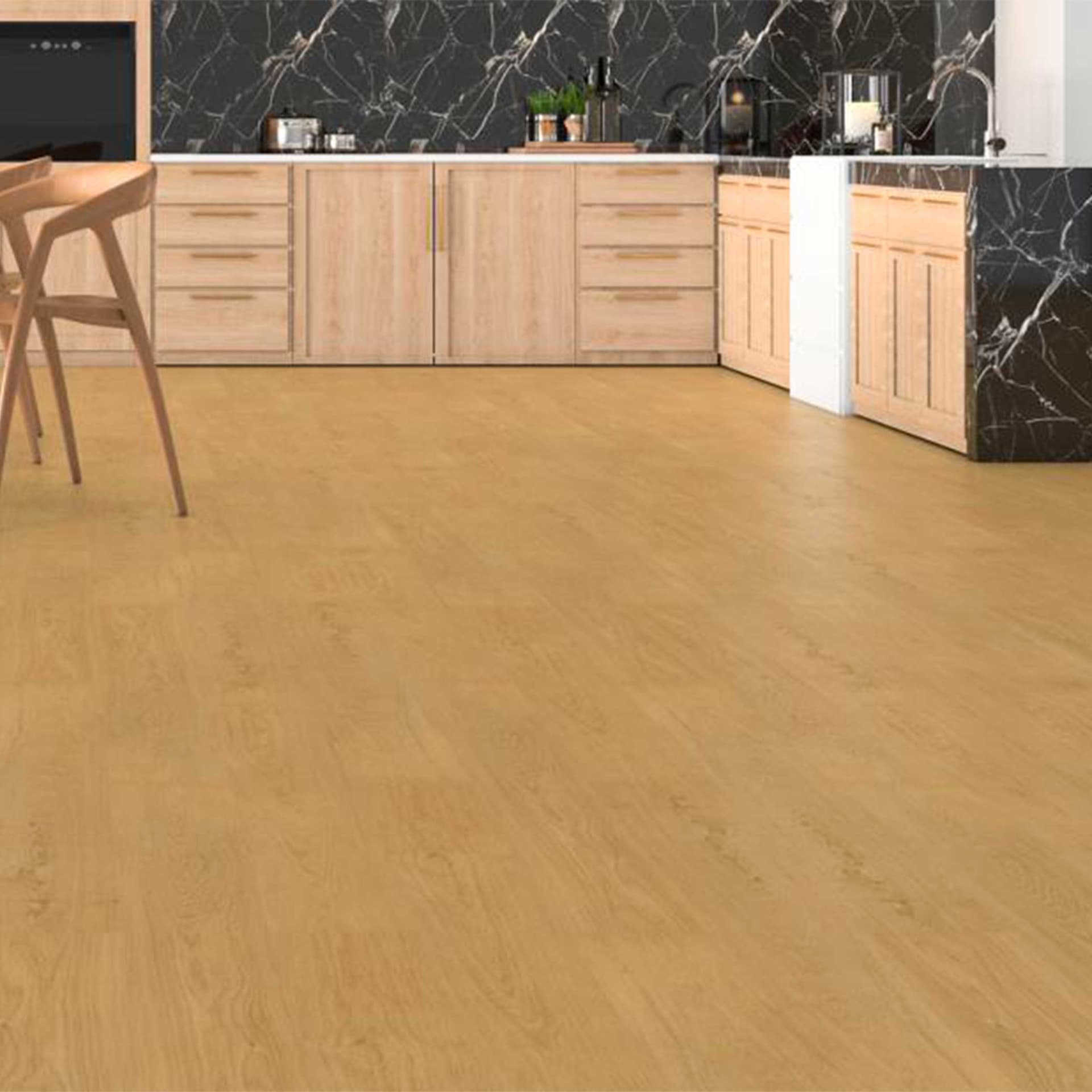 Pavimento in laminato 7mm Click Spazzolato GOLDEN OAK 197x1205 - 10 anni garanzia (prezzo al m²) - 3
