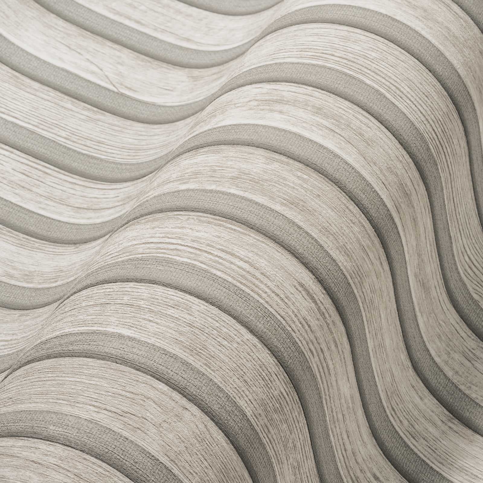 Rotolo da 5 mq di Carta da Parati LAMELLI LEGNO MILLERIGHE 3D effetto Boiserie PROVENZALE - 8