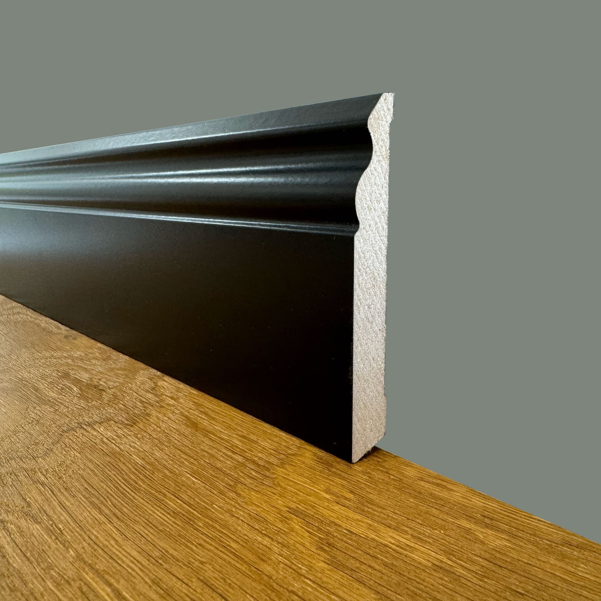 Il nostro battiscopa più elegante - DUCALE TOTAL BLACK 100x15 in fibra di legno NERO (prezzo al metro) - 7
