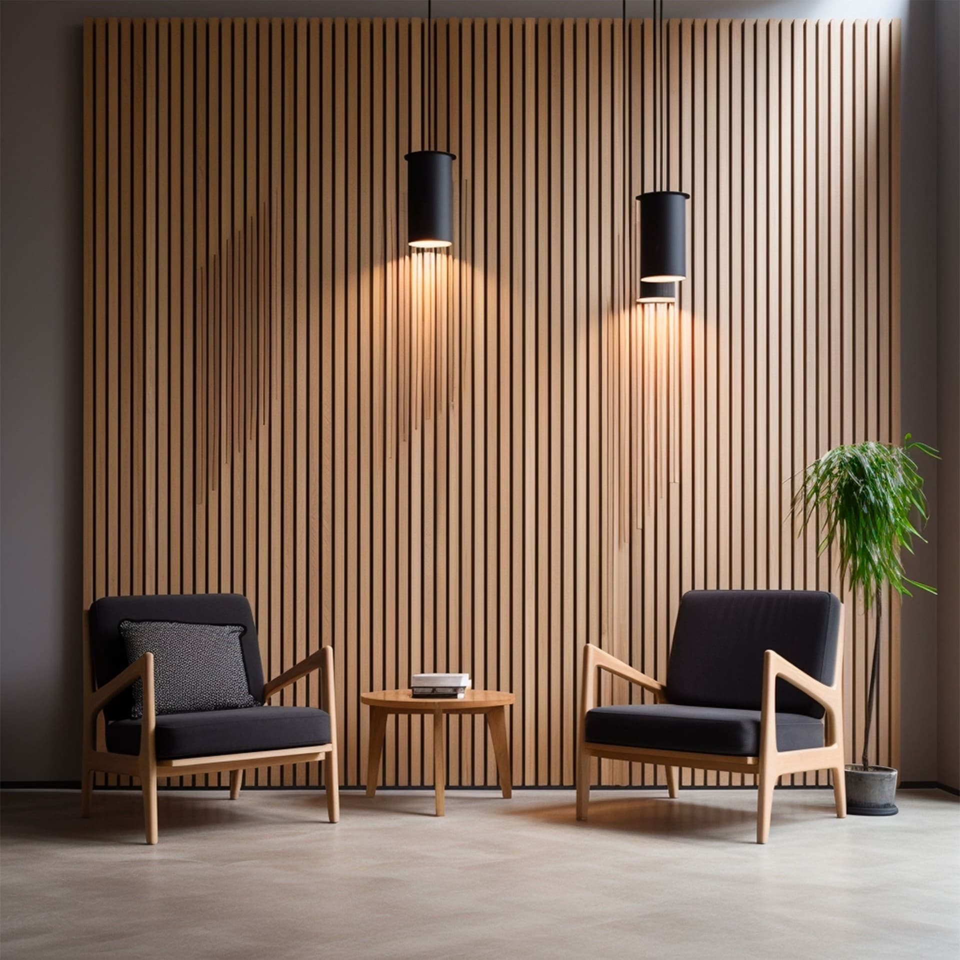 Pannello Lamelli da 1,36mq 22x526x2600mm ACUSTICO in VERO LEGNO di NOCE, ROVERE e R.THERMO - 13