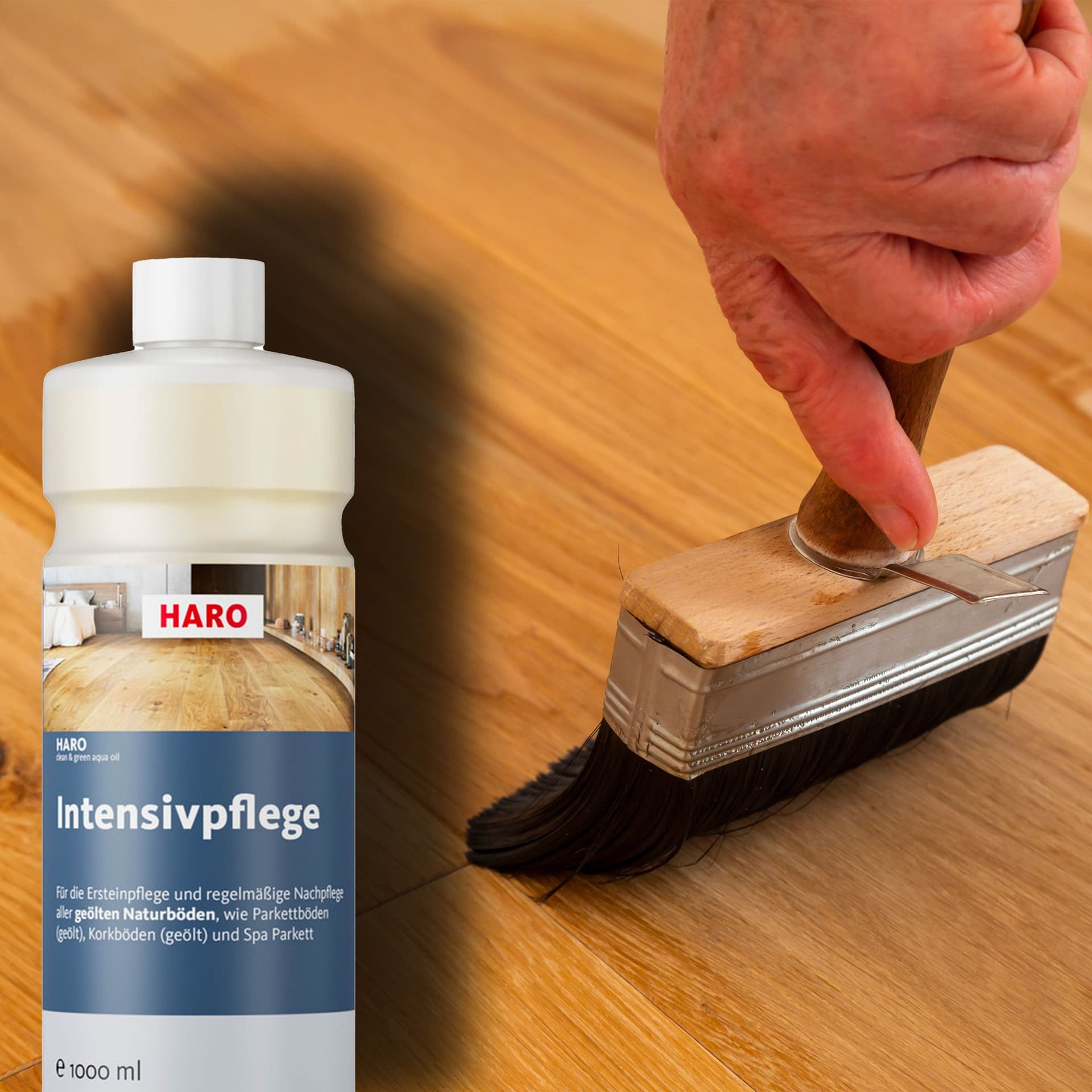 HARO Clean & Green Naturale - INTENSIVE CARE primo trattamento per parquet oliati e sughero - 2