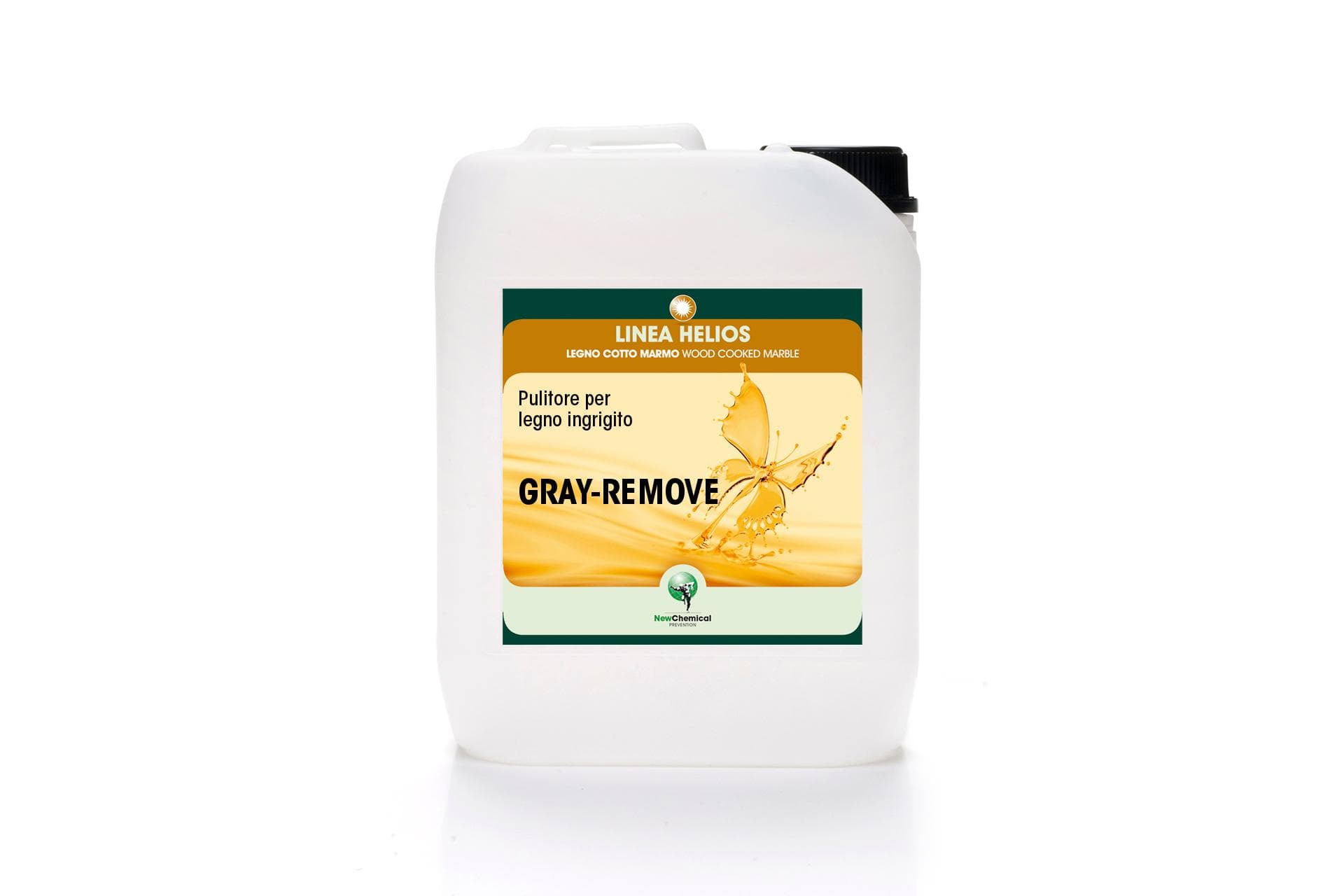 Gray-Remove pulitore per legno ingrigito, rimuove vecchie patine grigie e macchie di tannino. – 1 kg