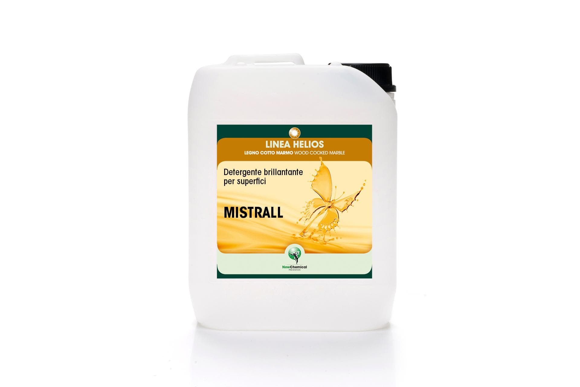 Mistrall detergente igienizzante neutro brillantante idoneo per tutte le superfici lavabili - 11