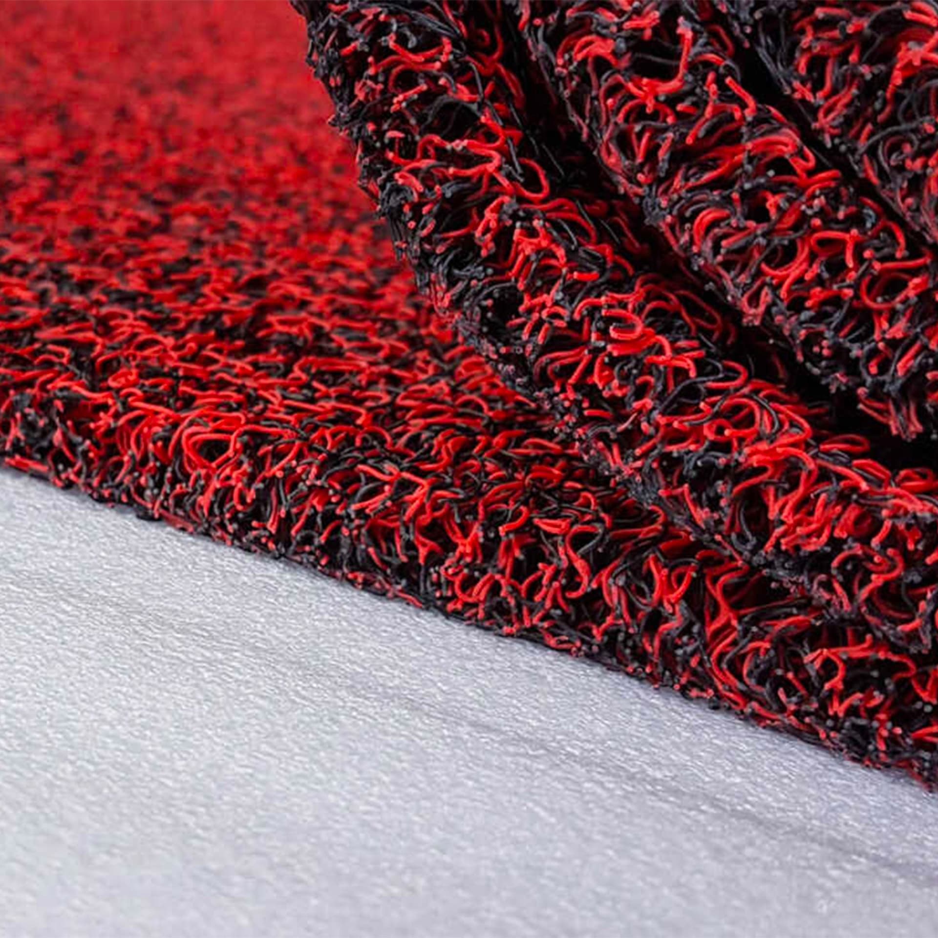 *STOCK* rotolo da 7,32mq di Zerbino asciugapassi riccioli in pvc (1,22x6mt) vari colori 10/14mm con e senza sottofondo - 3
