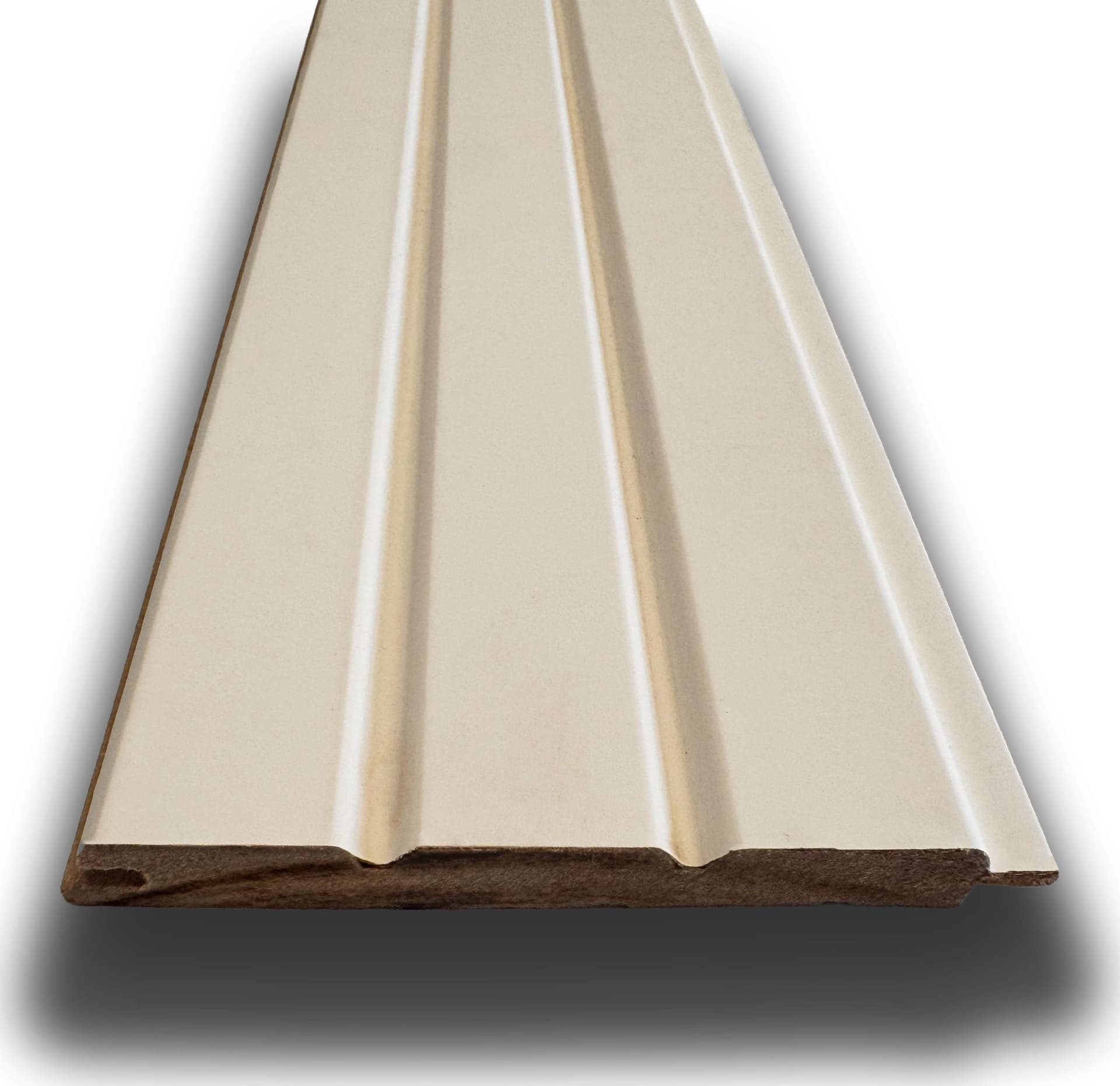 €5,35ml - Asta intera 14x117x2800mm di Rivestimento a Lamelli in fibra di legno SILK TOUCH - PANNA CACHEMERE - 2