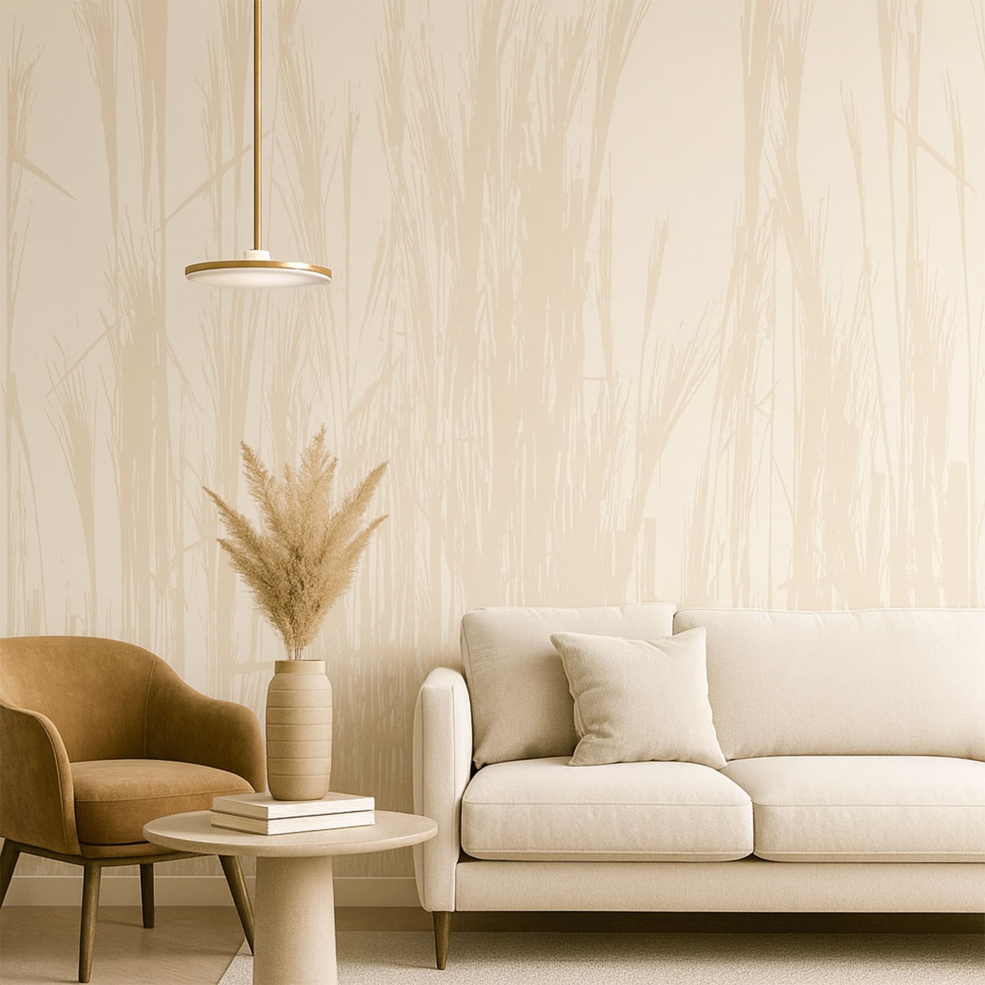 Pannello FOLIAGE 159x280cm di Carta da Parati TNT VINILICO a modulo raccordabile continuativo (3 teli/rotoli) - 2