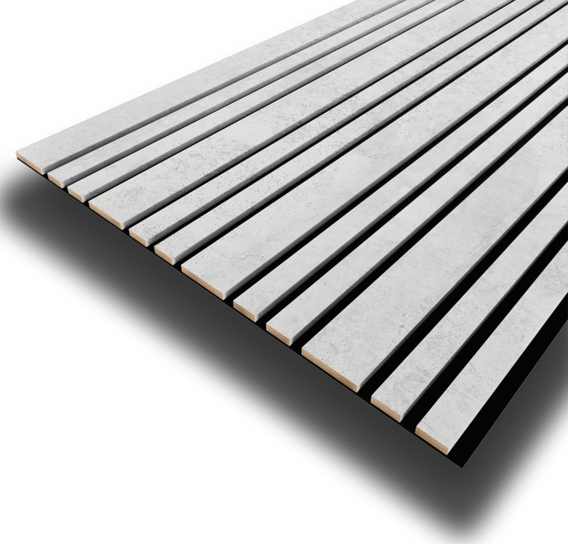 Pannello ACUSTICO arrotolabile (1,66mq) a Lamelli in Fibra di legno  mis. 9x600x2780mm CHICAGO + CHICAGO - 3