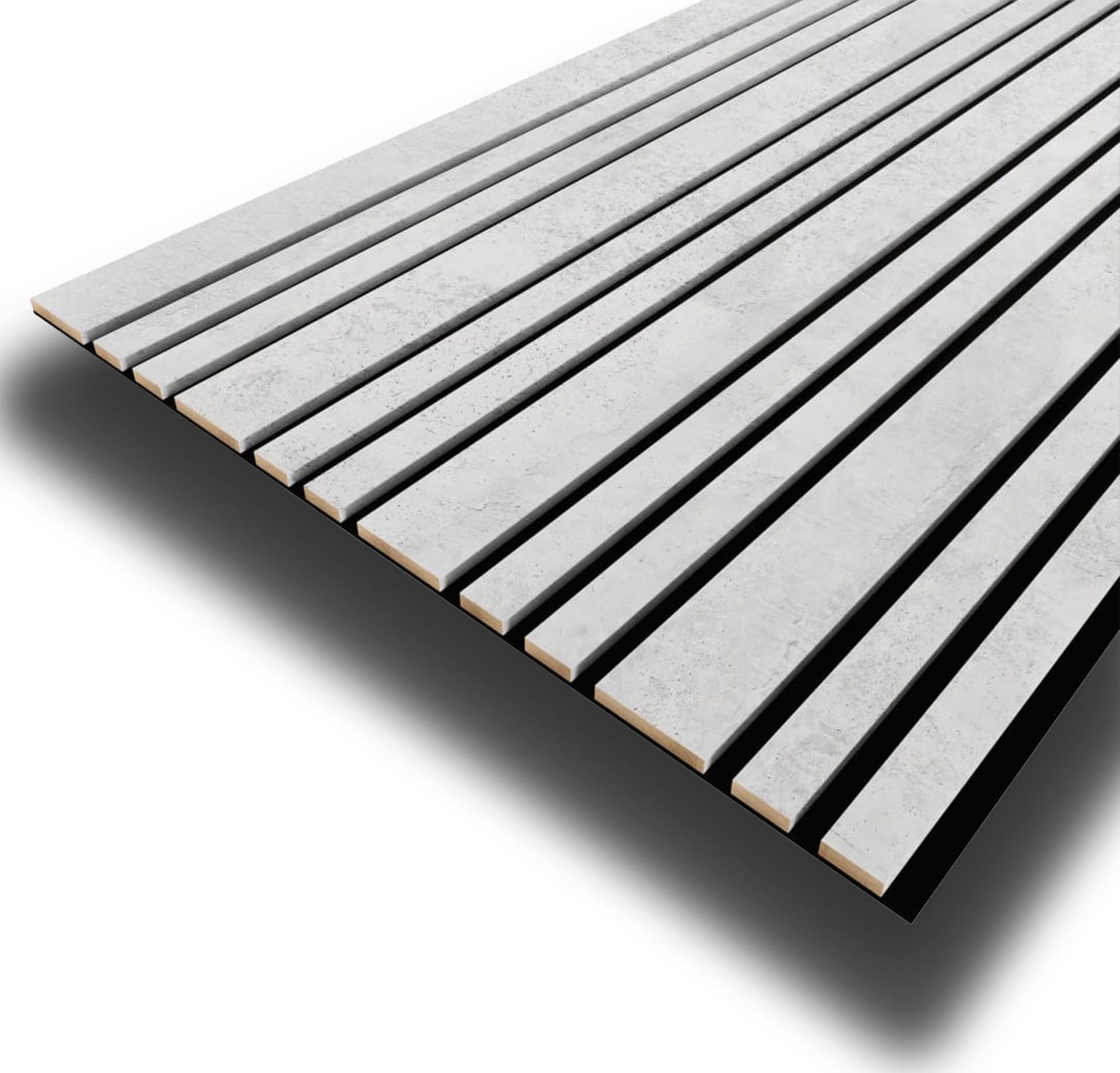 Pannello ACUSTICO arrotolabile (1,66mq) a Lamelli in Fibra di legno  mis. 9x600x2780mm CHICAGO + CHICAGO - 3