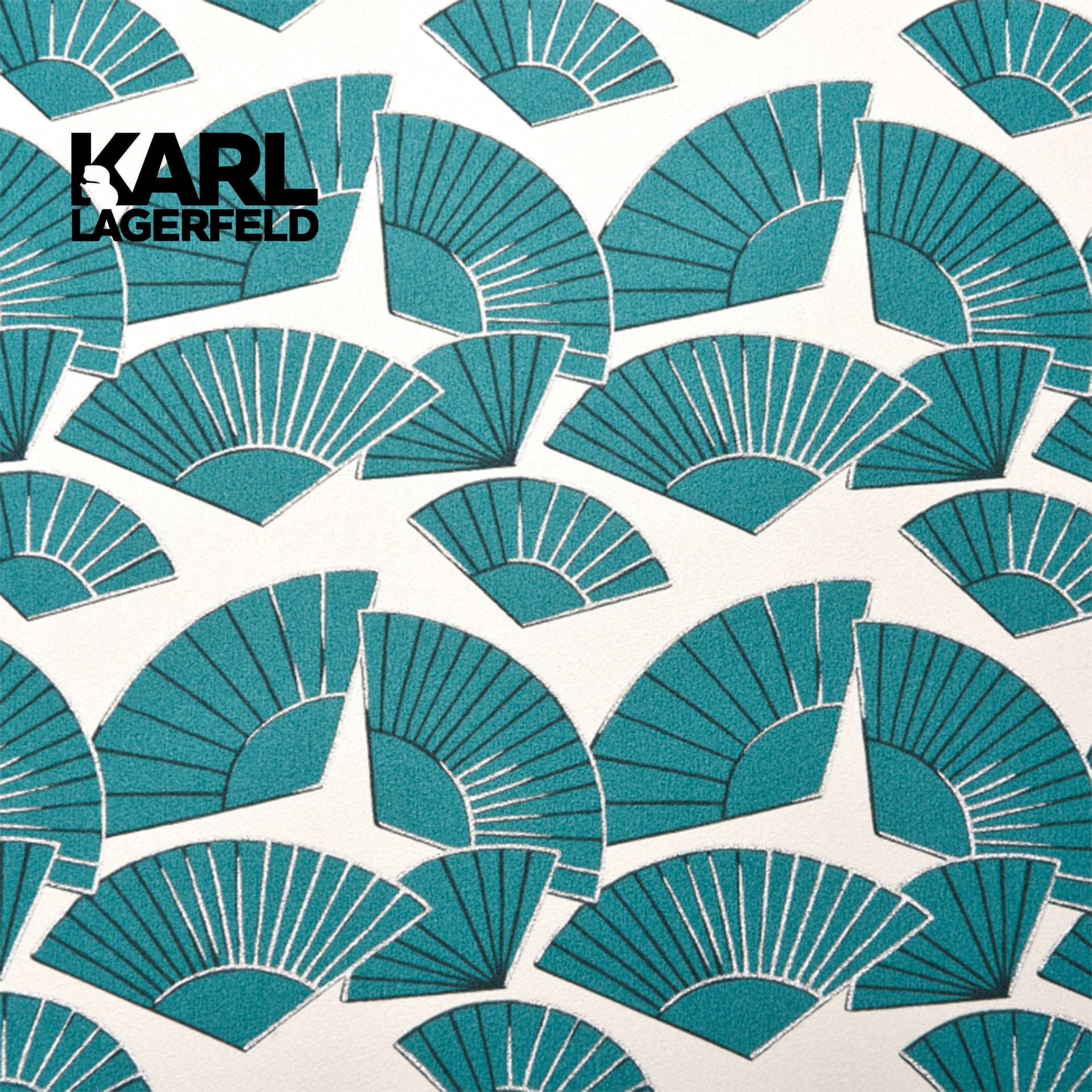 5,32mq Rotolo Carta da Parati griffata KARL LAGERFELD in TNT a rilievo multigloss PREMIUM 10,05x0,53mt cod. 37847-2 - 4