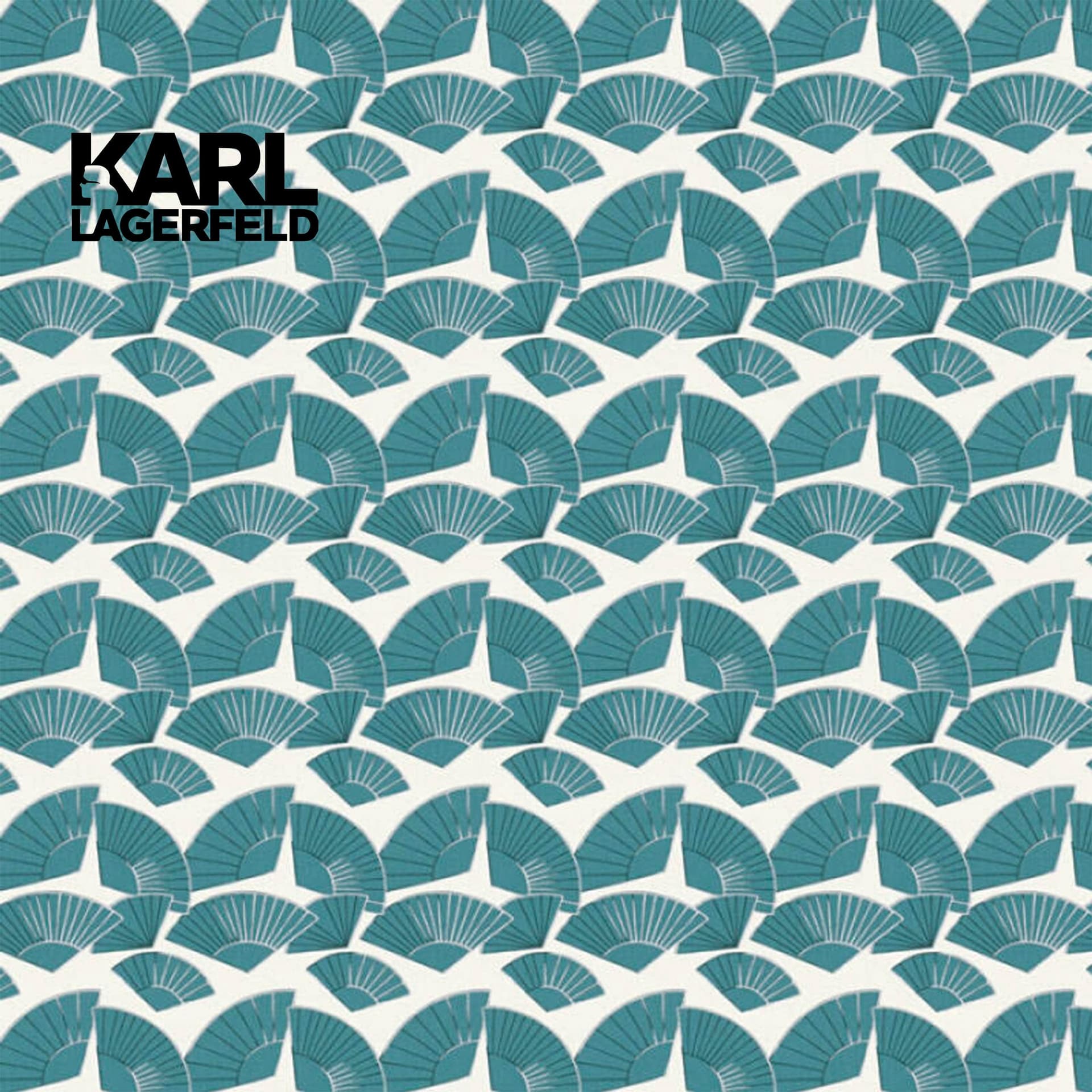 5,32mq Rotolo Carta da Parati griffata KARL LAGERFELD in TNT a rilievo multigloss PREMIUM 10,05x0,53mt cod. 37847-2 - 5