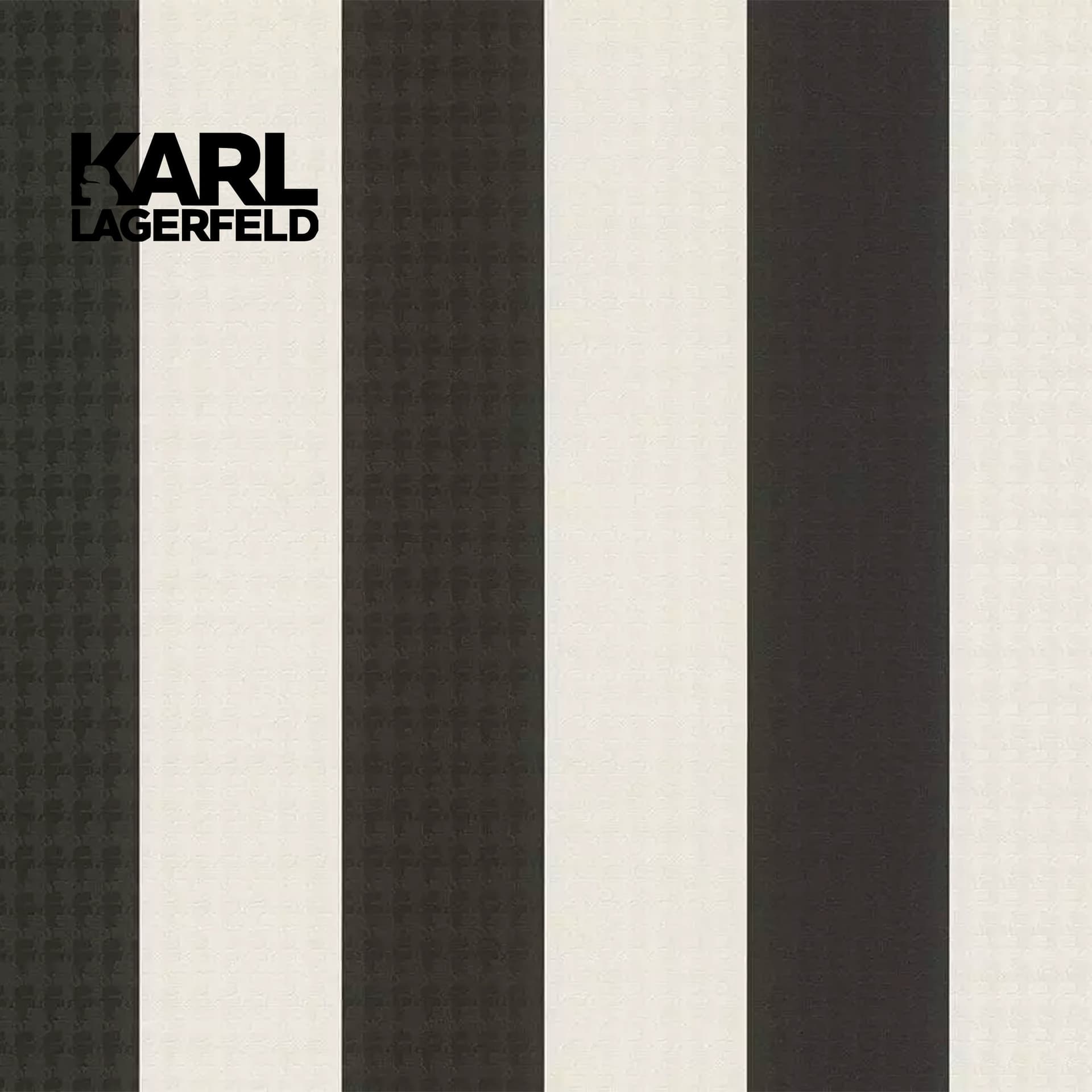 5,32mq Rotolo Carta da Parati griffata KARL LAGERFELD in TNT a rilievo multigloss PREMIUM 10,05x0,53mt cod. 37849-2 - 5