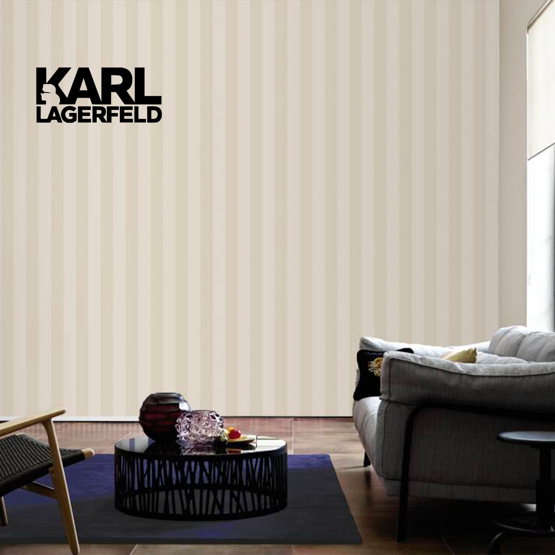 5,32mq Rotolo Carta da Parati griffata KARL LAGERFELD in TNT a rilievo multigloss PREMIUM 10,05x0,53mt cod. 37849-5 - 6