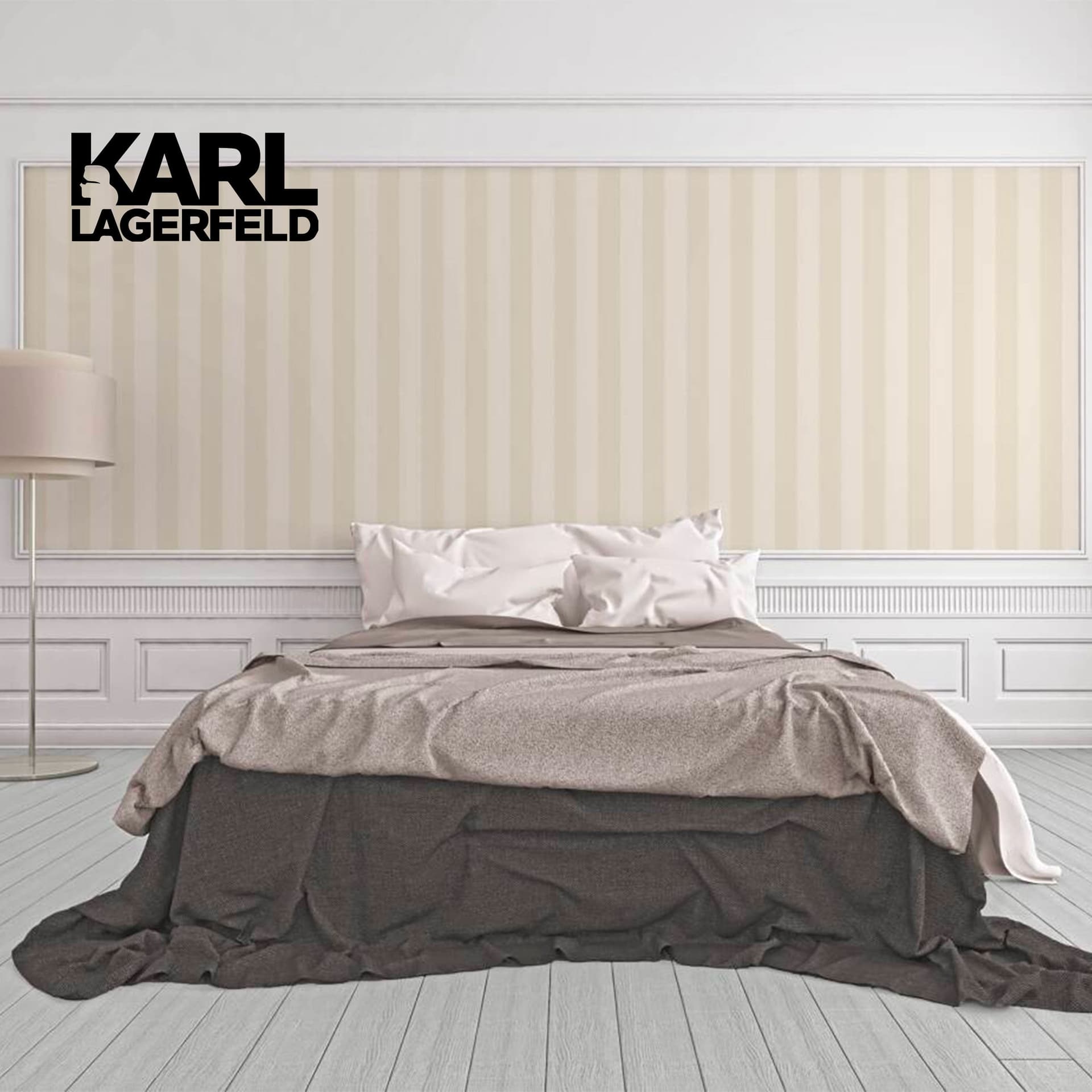 5,32mq Rotolo Carta da Parati griffata KARL LAGERFELD in TNT a rilievo multigloss PREMIUM 10,05x0,53mt cod. 37849-5 - 7