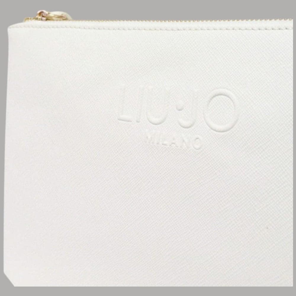 Liu Jo Pochette Media Saffiano con Logo e Polsiera - AA6225ES029 - 6
