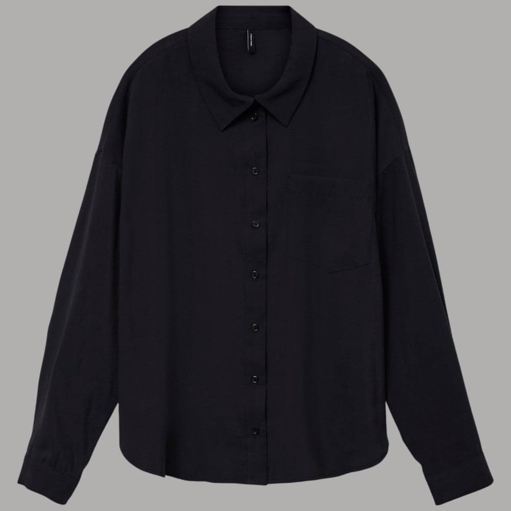 Vero Moda Camicia Donna in Modal con Taschino e Colletto Classico - 2