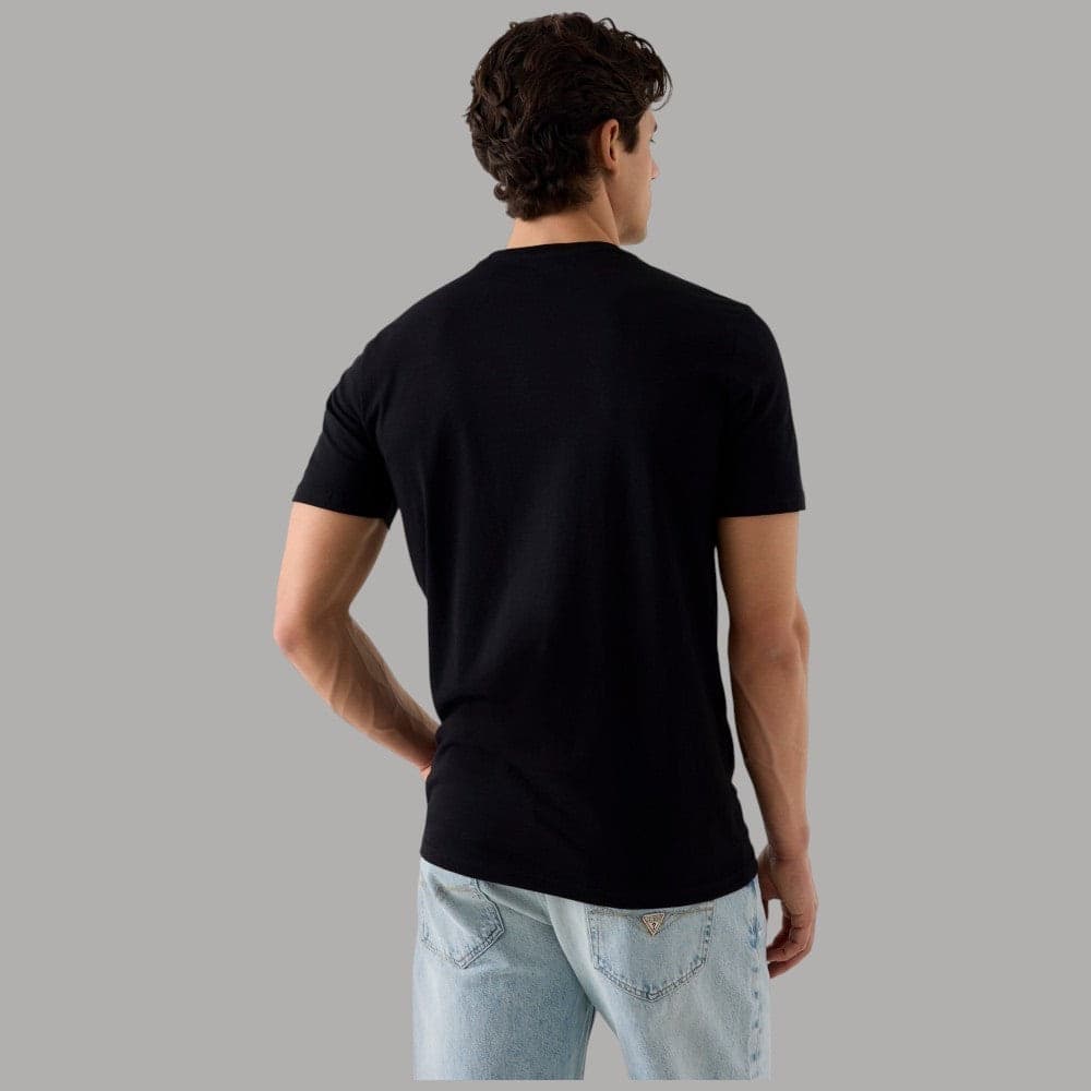 T-shirt Guess Uomo Slim Logo Triangolare Stampa Iconica - 12