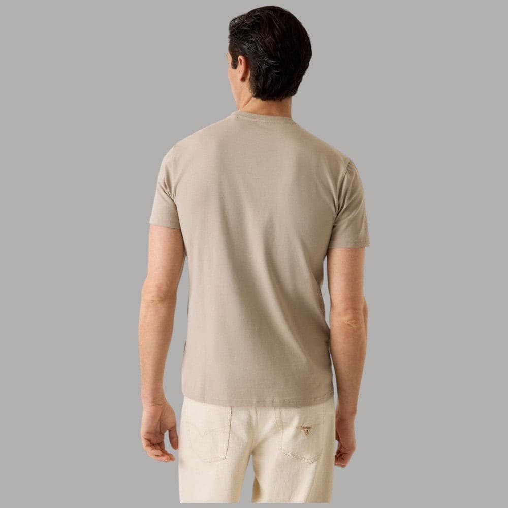 T-shirt Guess Uomo Slim Logo Triangolare Stampa Iconica - 4