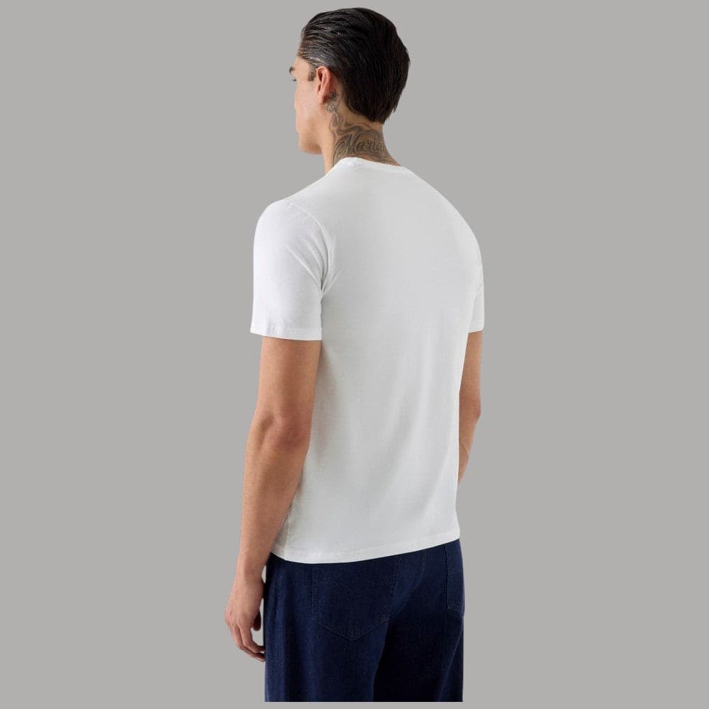 T-shirt Guess Uomo Slim Logo Triangolare Stampa Iconica - 8