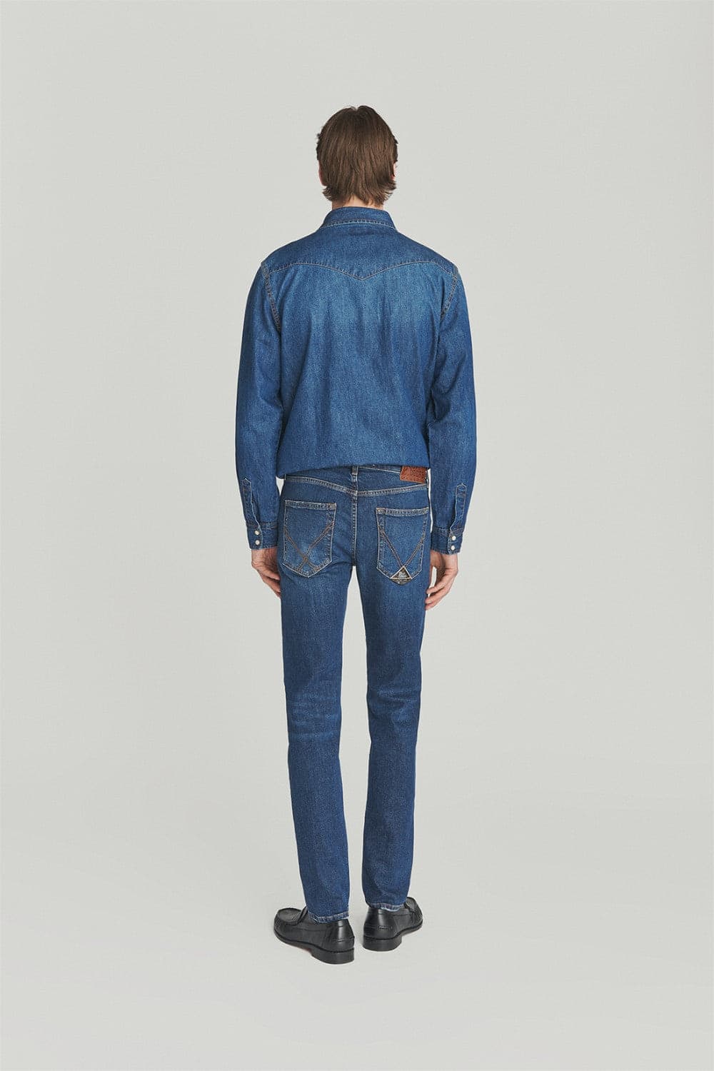 Jeans Uomo Roy Roger's 517 man denim elast. Wash 52 - 3