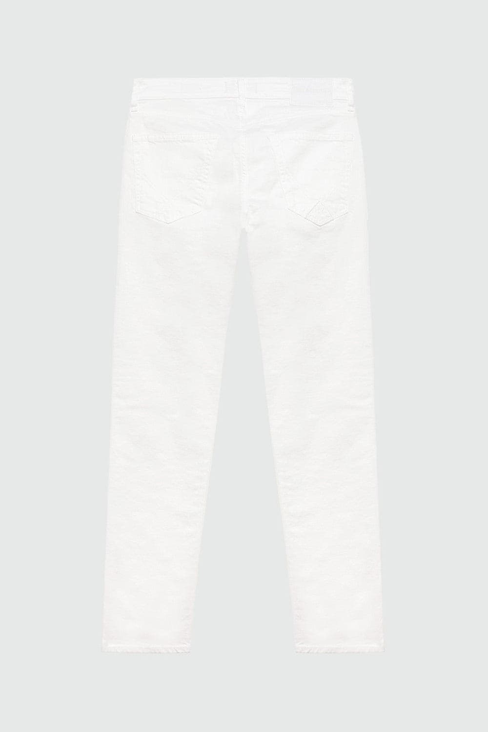 Roy Roger's Pantalone uomo gab elast Read Optic white - 2
