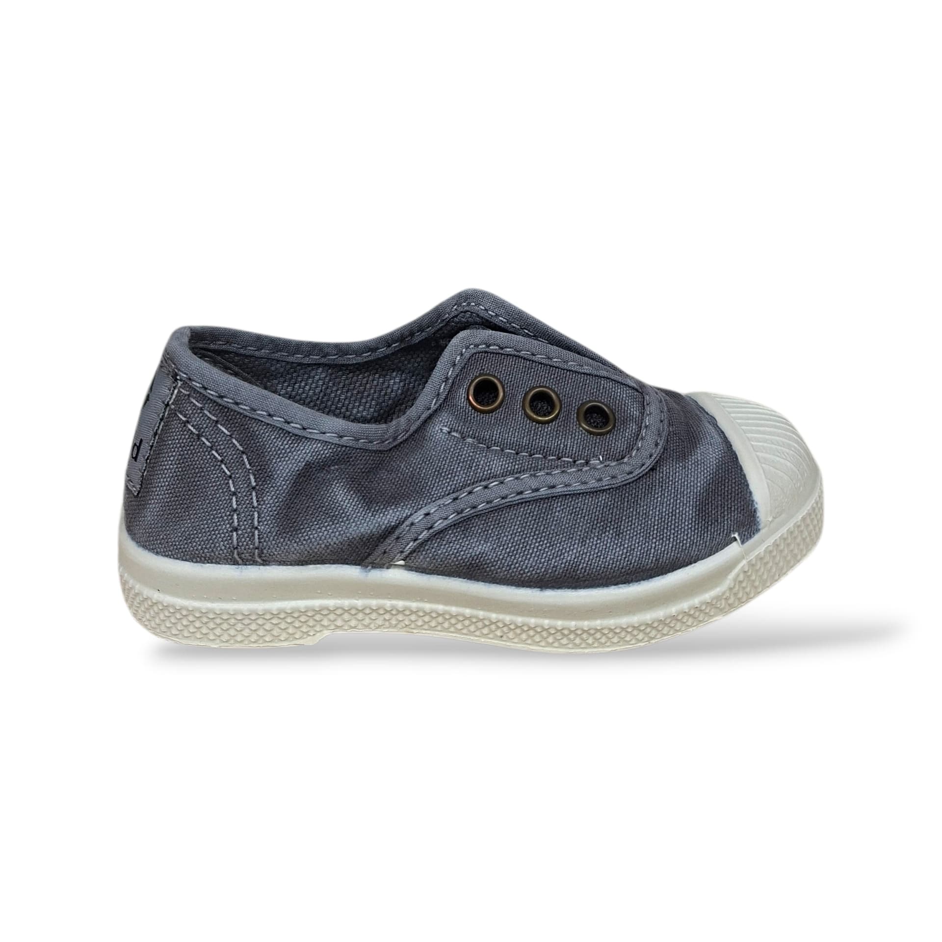Sneakers Bambini Natural World 470 Grigio Elastico – Scarpe Vegane Traspiranti Primavera Estate - 6