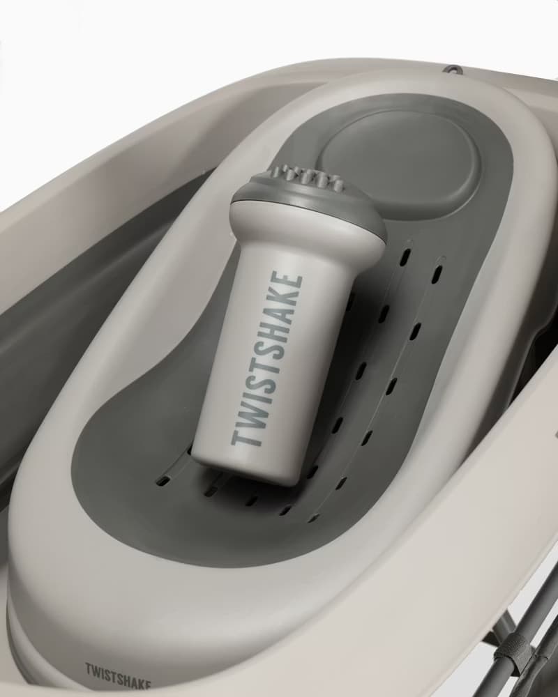 Set Bagno Twistshake con Vaschetta e giocattoli – Faded Grey