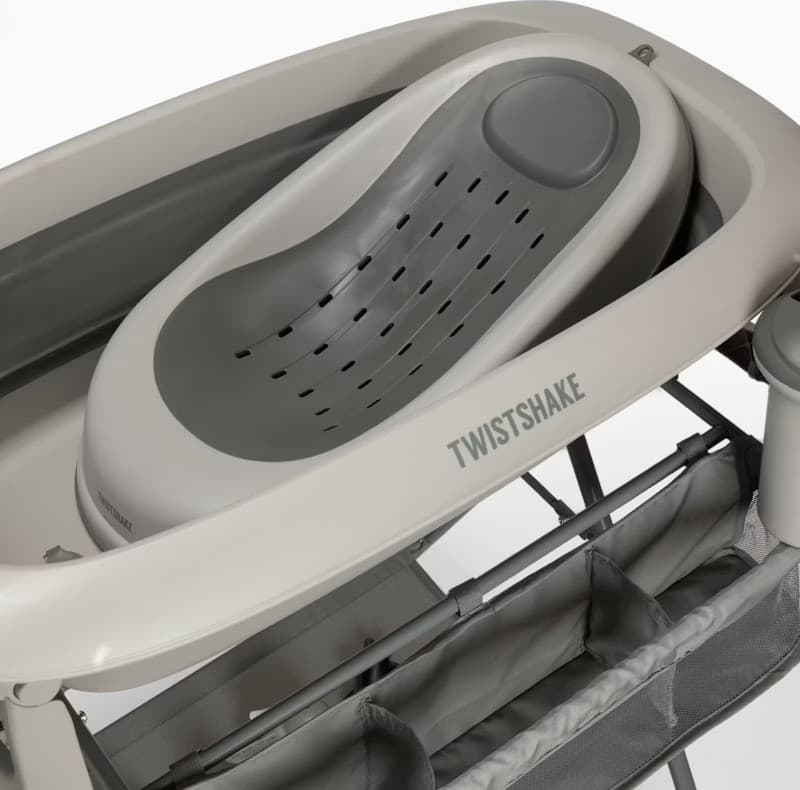 Set Bagno Twistshake con Vaschetta e giocattoli – Faded Grey