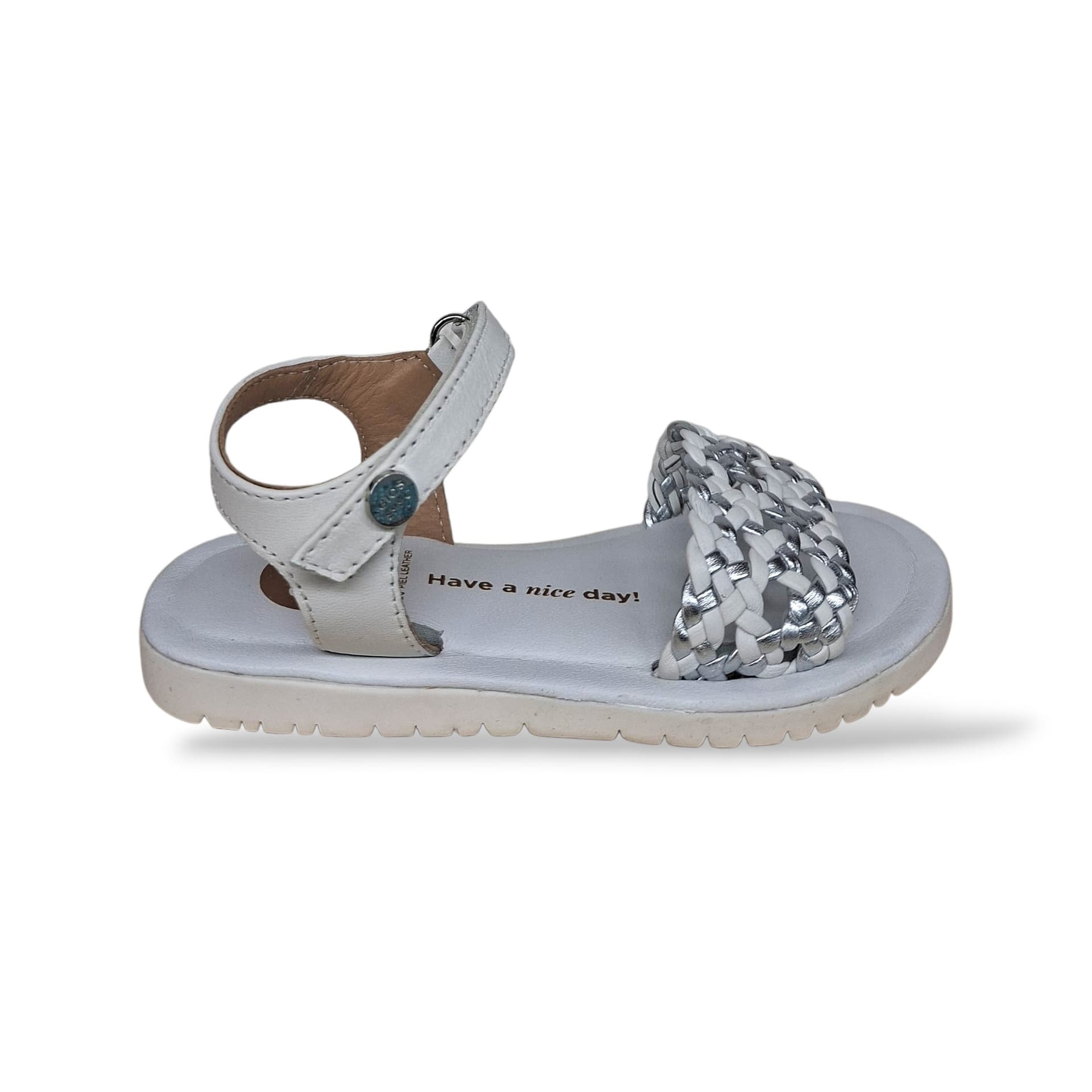 Sandali Bambina GIOSEPPO MAHIU 78894 – Bianco in Pelle | Velcro per Cerimonia e Uso Quotidiano - 6